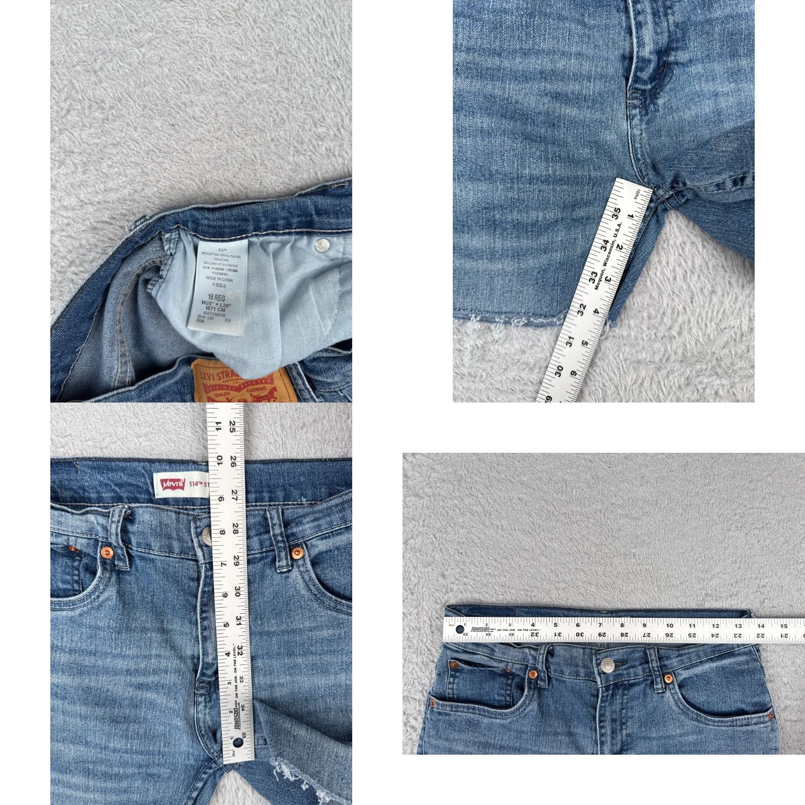 Levi's Levi's Women's Denim Shorts 28 Blue Cut-Off 80s Style Casual Summer Size 28" / US 6 / IT 42 - 8 Thumbnail
