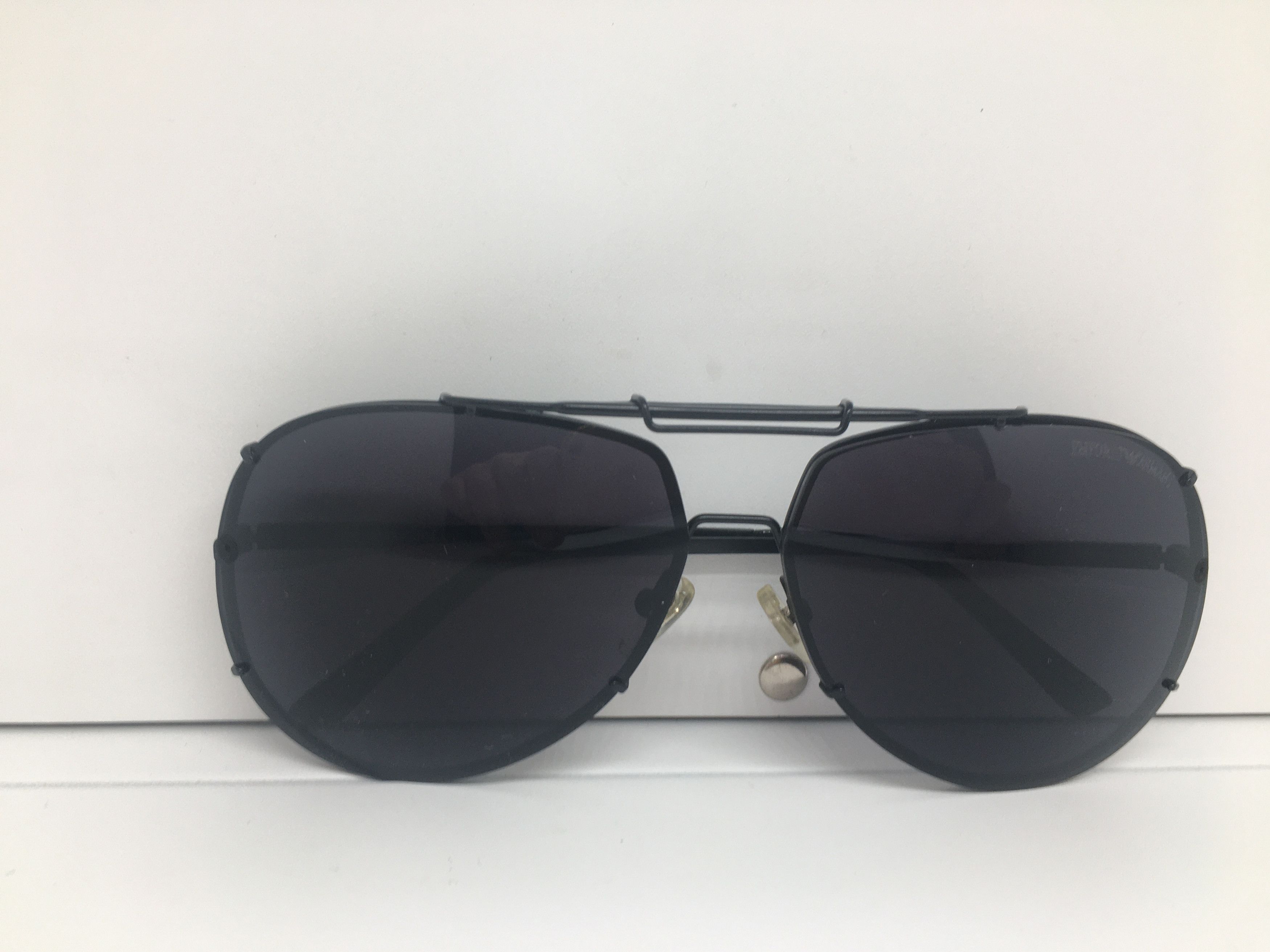 Emporio Armani Vintage Emporio Armani EA9885 Aviator Sunglasses Frame Pilot Size ONE SIZE - 8 Thumbnail
