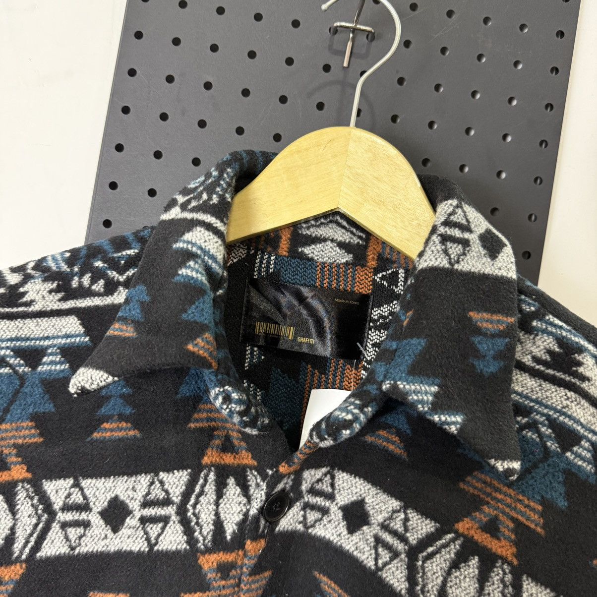 Other Vintage Navajo Wool Flannel long shirt Size US XXL / EU 58 / 5 - 5 Thumbnail
