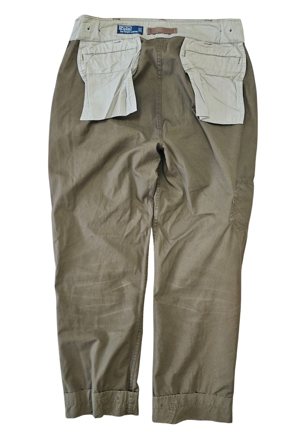 Polo Ralph Lauren 04 PRL Multi-Pocket Field Cargo Pants – 35x32 – Y2K Utility Size US 35 - 3 Thumbnail
