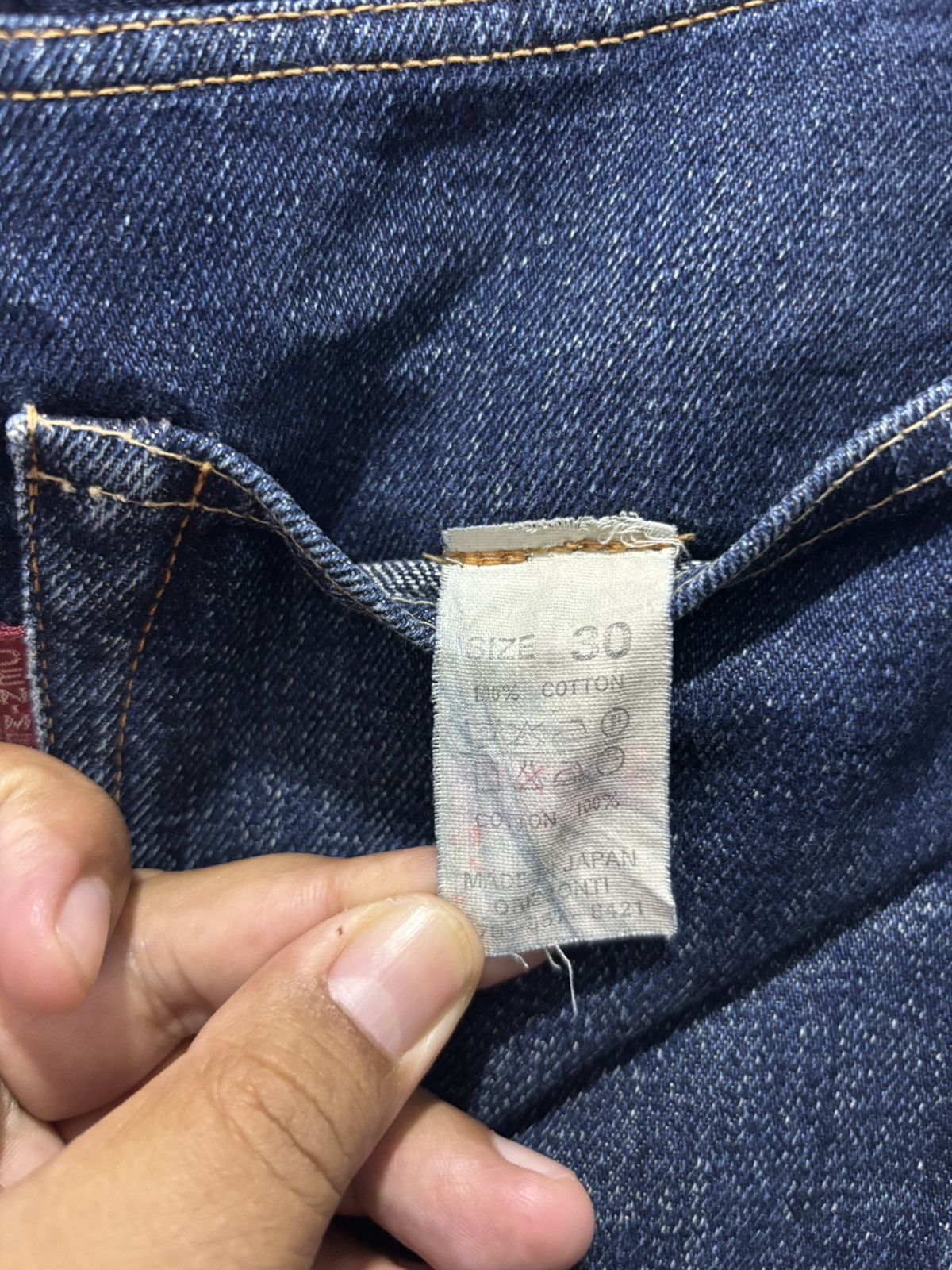Japanese Brand Denime Selvedge Jeans Size US 30 / EU 46 - 9 Thumbnail