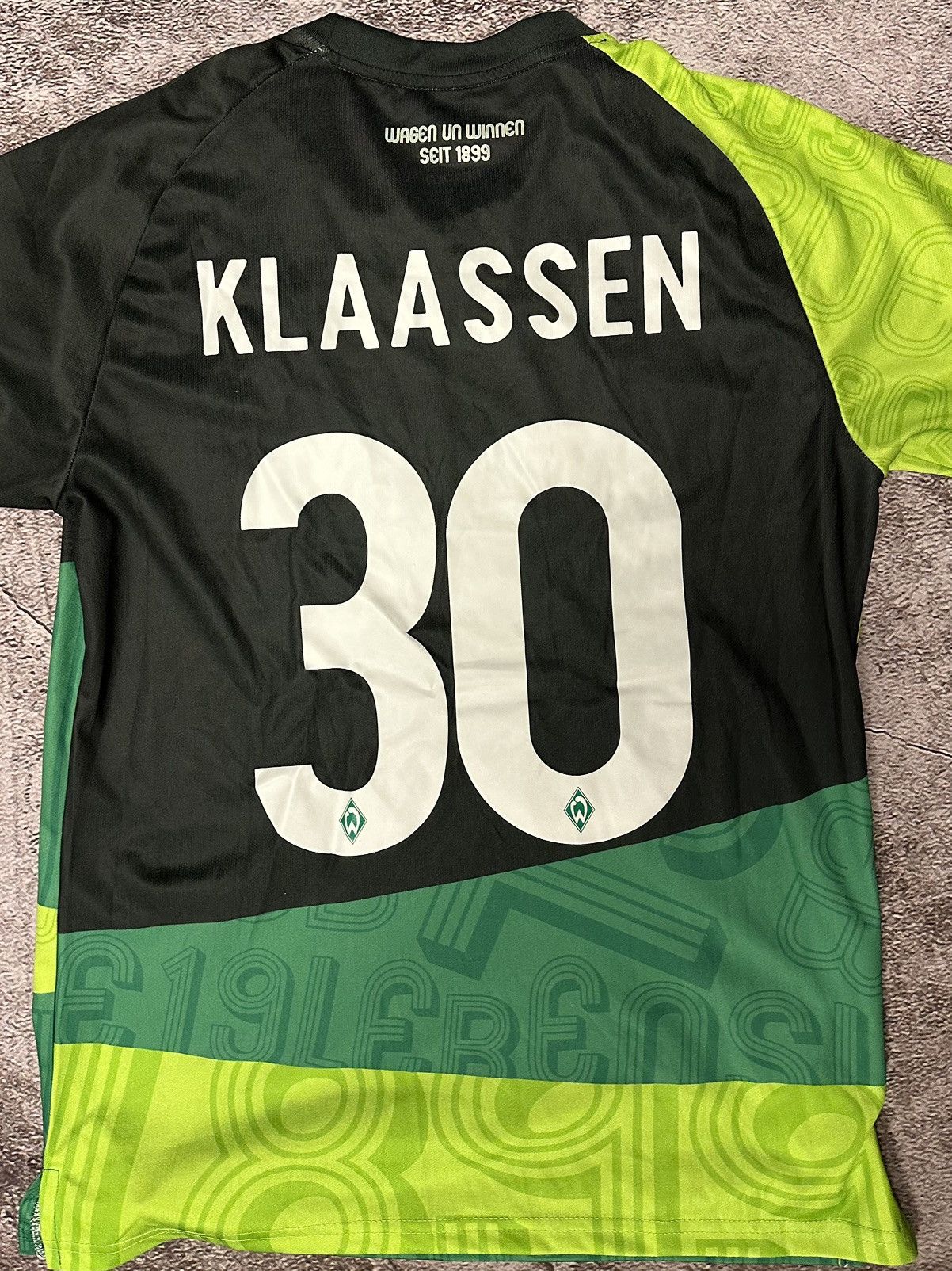 Umbro Umbro 2018 Werder Bremen Klaassen Soccer Jersey Mens Size S Size US S / EU 44-46 / 1 - 3 Thumbnail