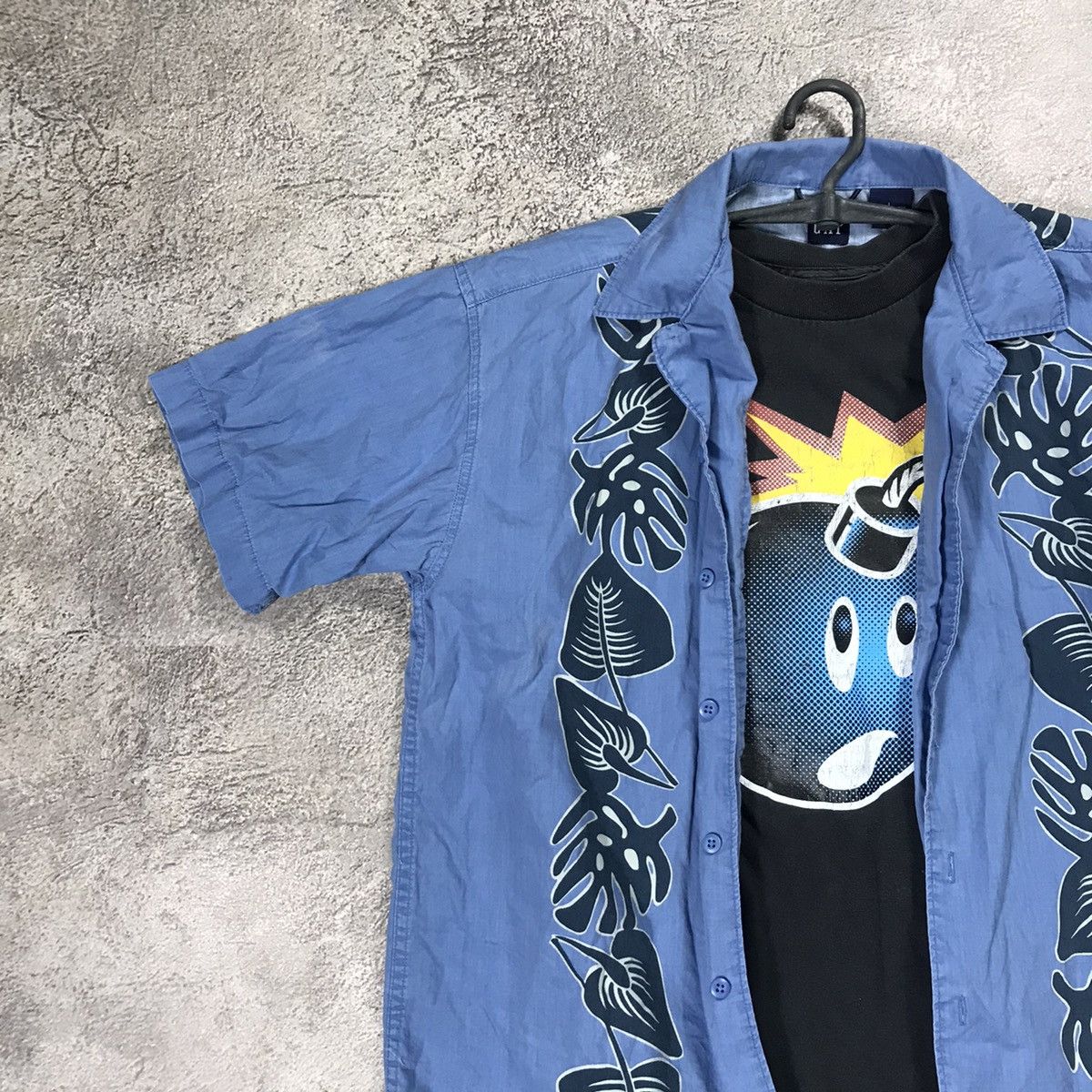 Vintage Vintage Y2K Oversized Hawaiian Print Button Up Shirt Streetw Size US L / EU 52-54 / 3 - 4 Thumbnail