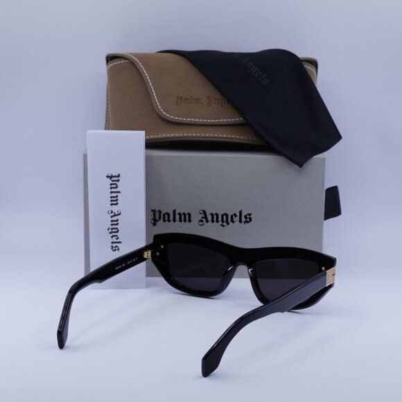 Palm Angels Palm Angels PERI10E CLAIRE 1007 Sunglasses Black Cat Eye Size ONE SIZE - 9 Thumbnail