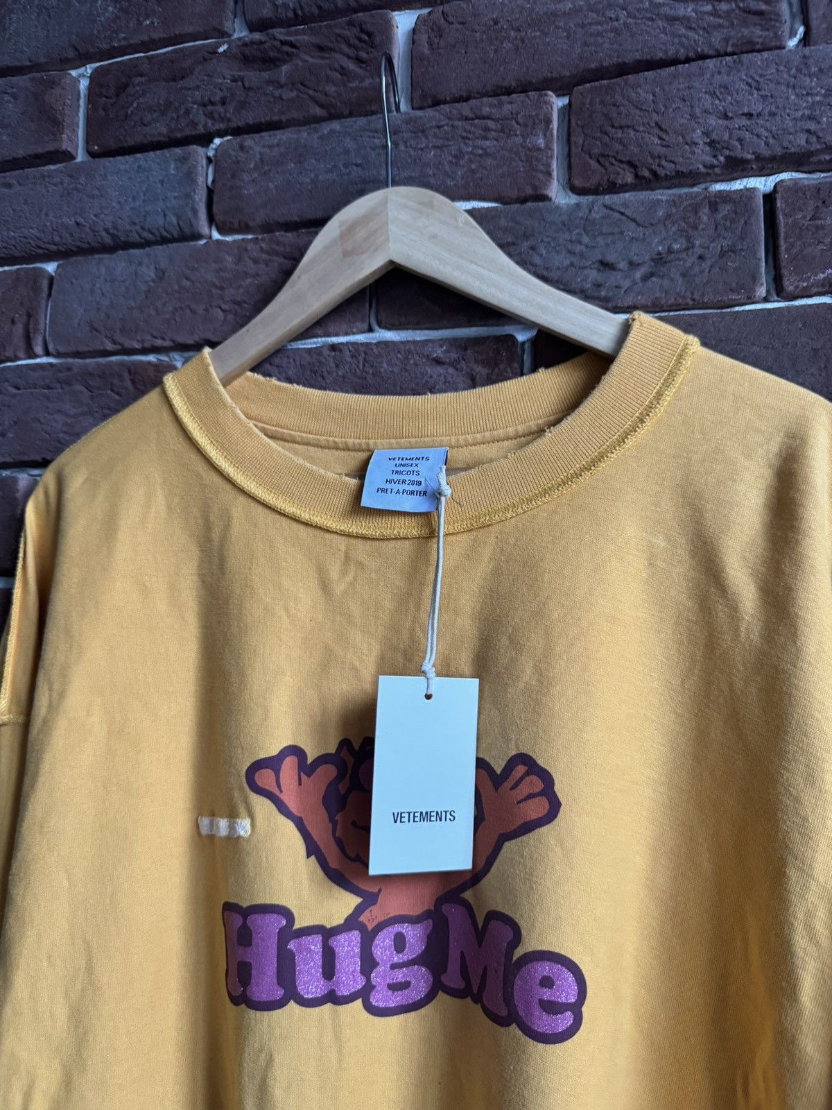 Vetements FW18 I Love Sluts Hug Me Oversized Longsleeve Hype Demna Size US L / EU 52-54 / 3 - 4 Thumbnail