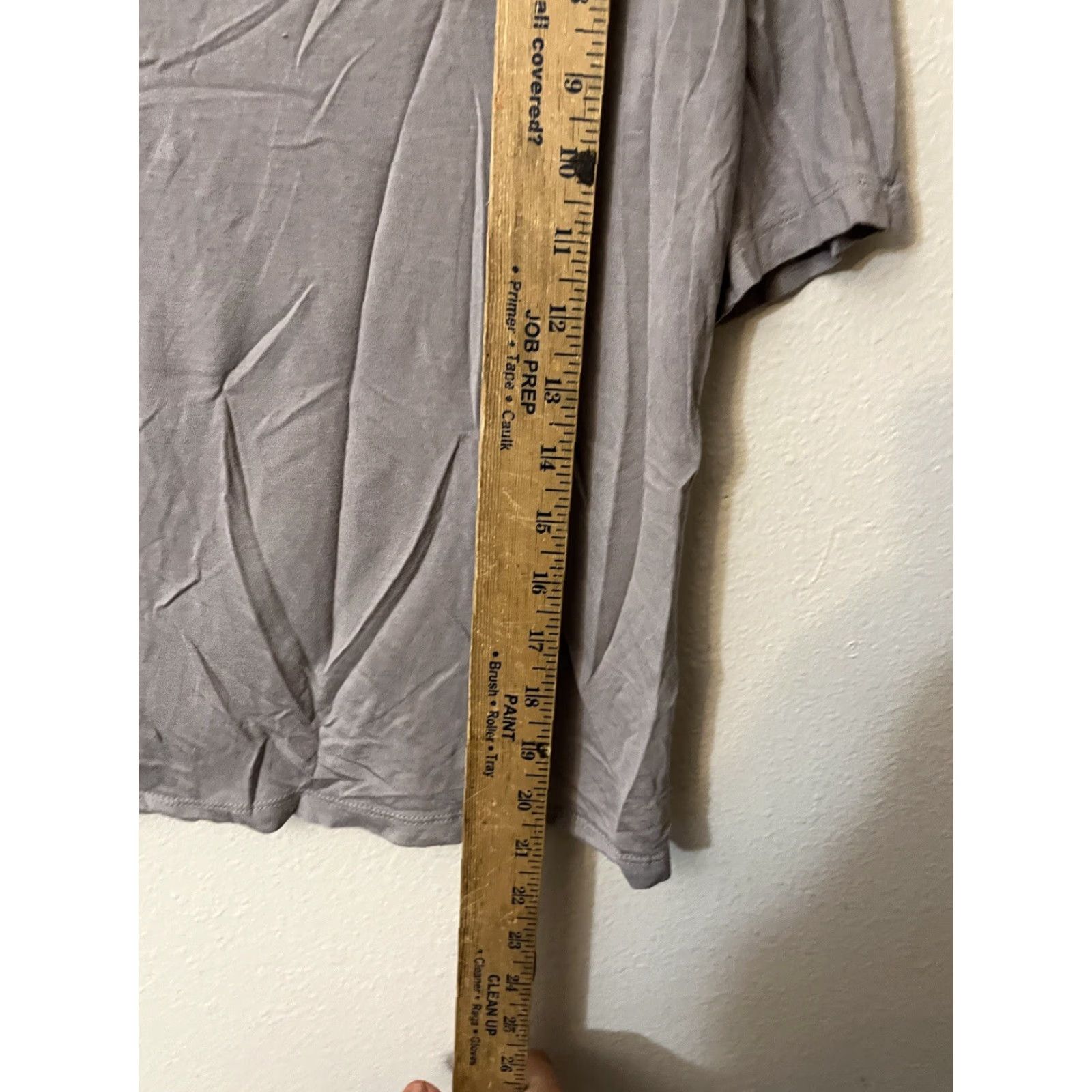 H&M VINTAGE H&M T-Shirt Shirt Women Small Gray Solid Short Sleeve Logo 90s Womens Size S / US 4 / IT 40 - 4 Thumbnail