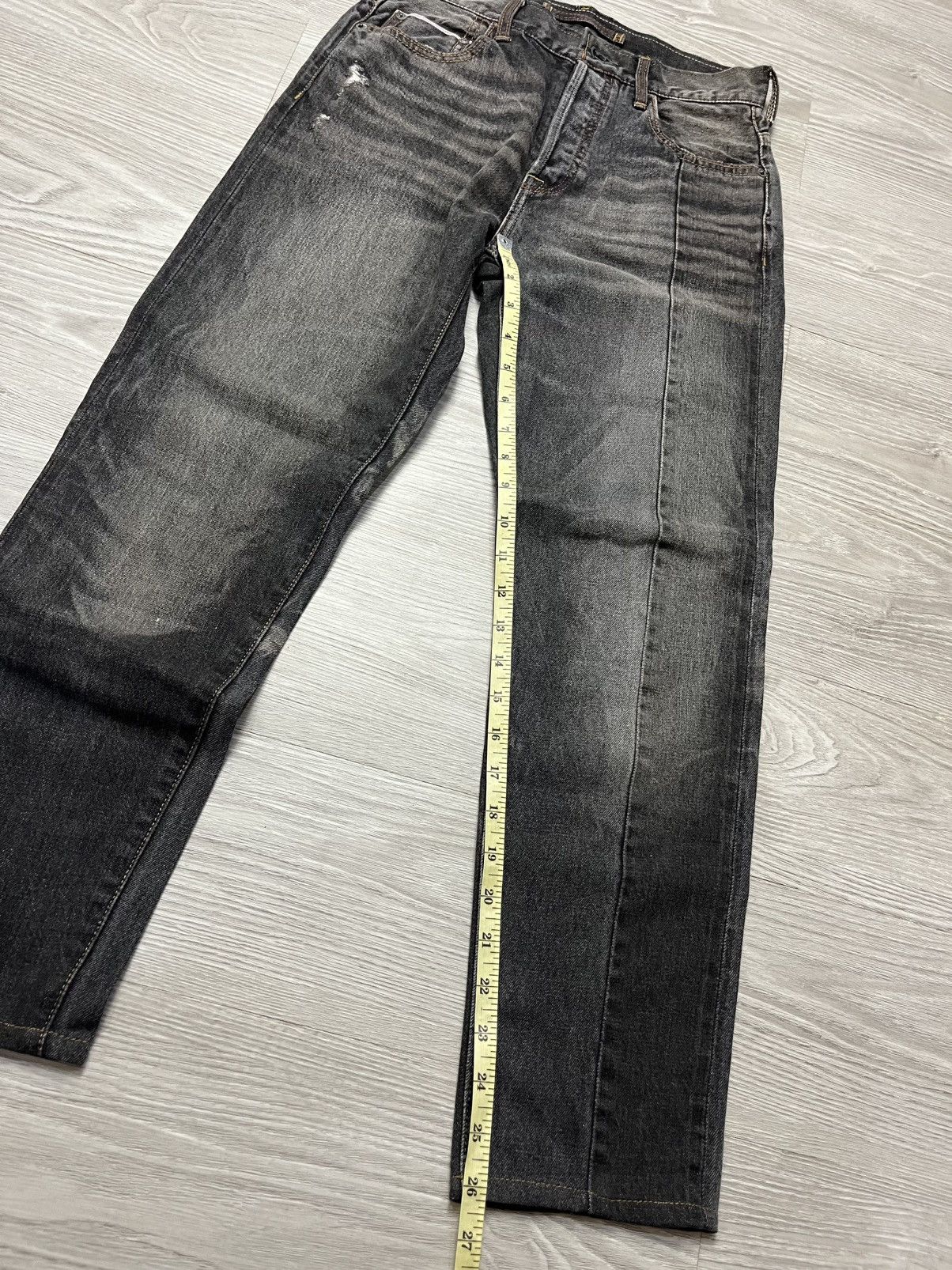 GOA GOA Nimes Selvedge Redline Faded Denim Pants Size US 29 - 15 Thumbnail