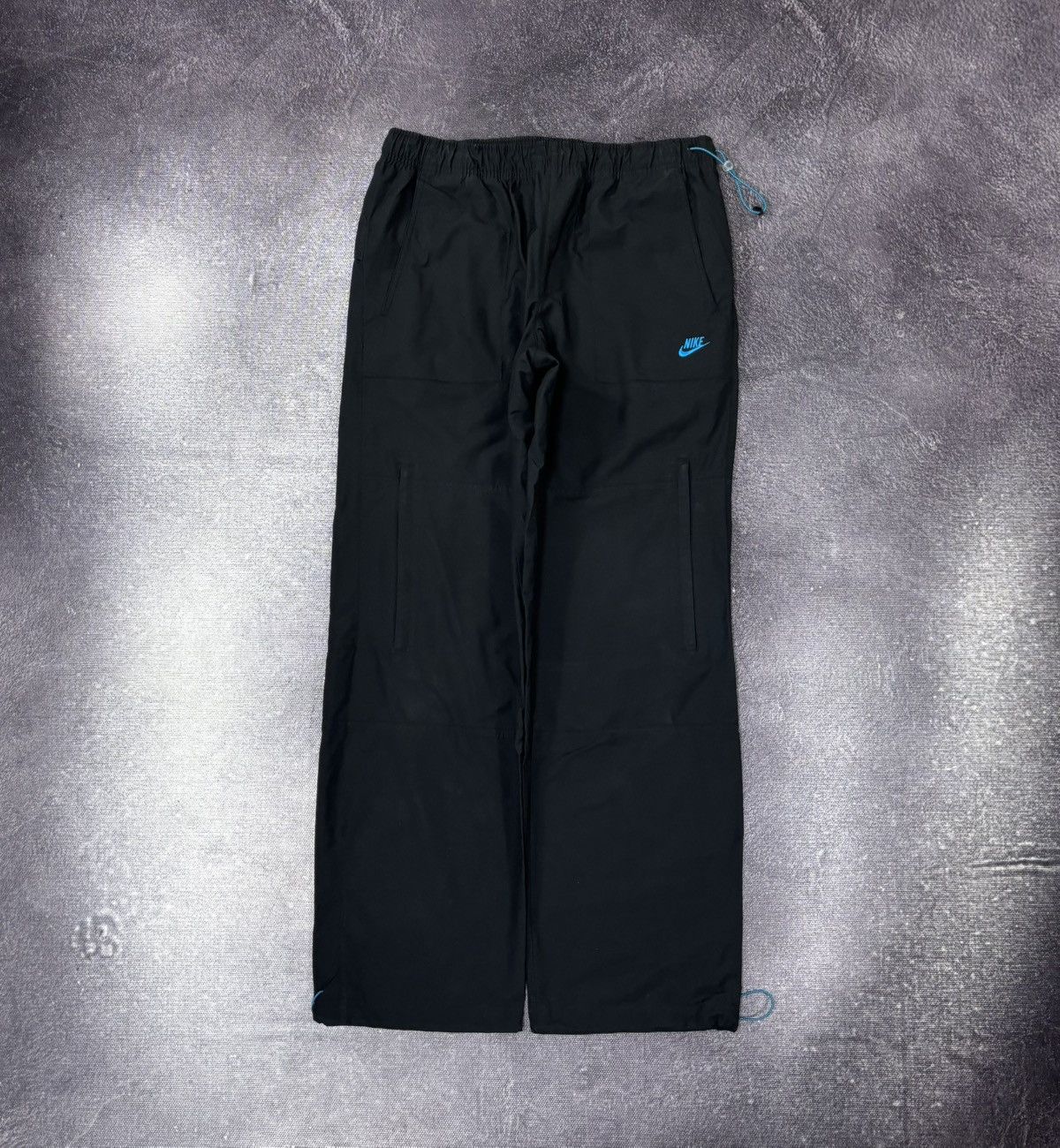 Nike Vintage Nike Air Y2K 0.0.9 Rare Tech Black Baggy Track Pants Size US 32 / EU 48 - 1 Thumbnail
