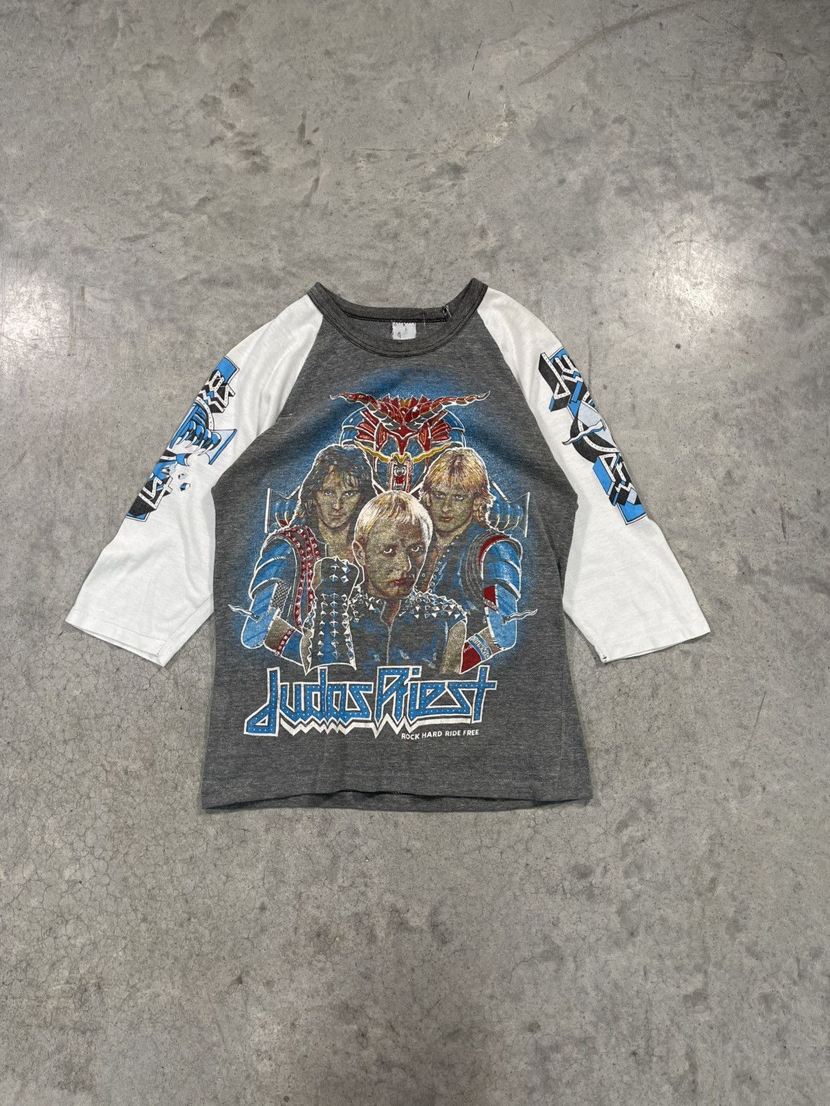 Vintage 1980s Judas Peiest 3/4 Length Concert Tee
