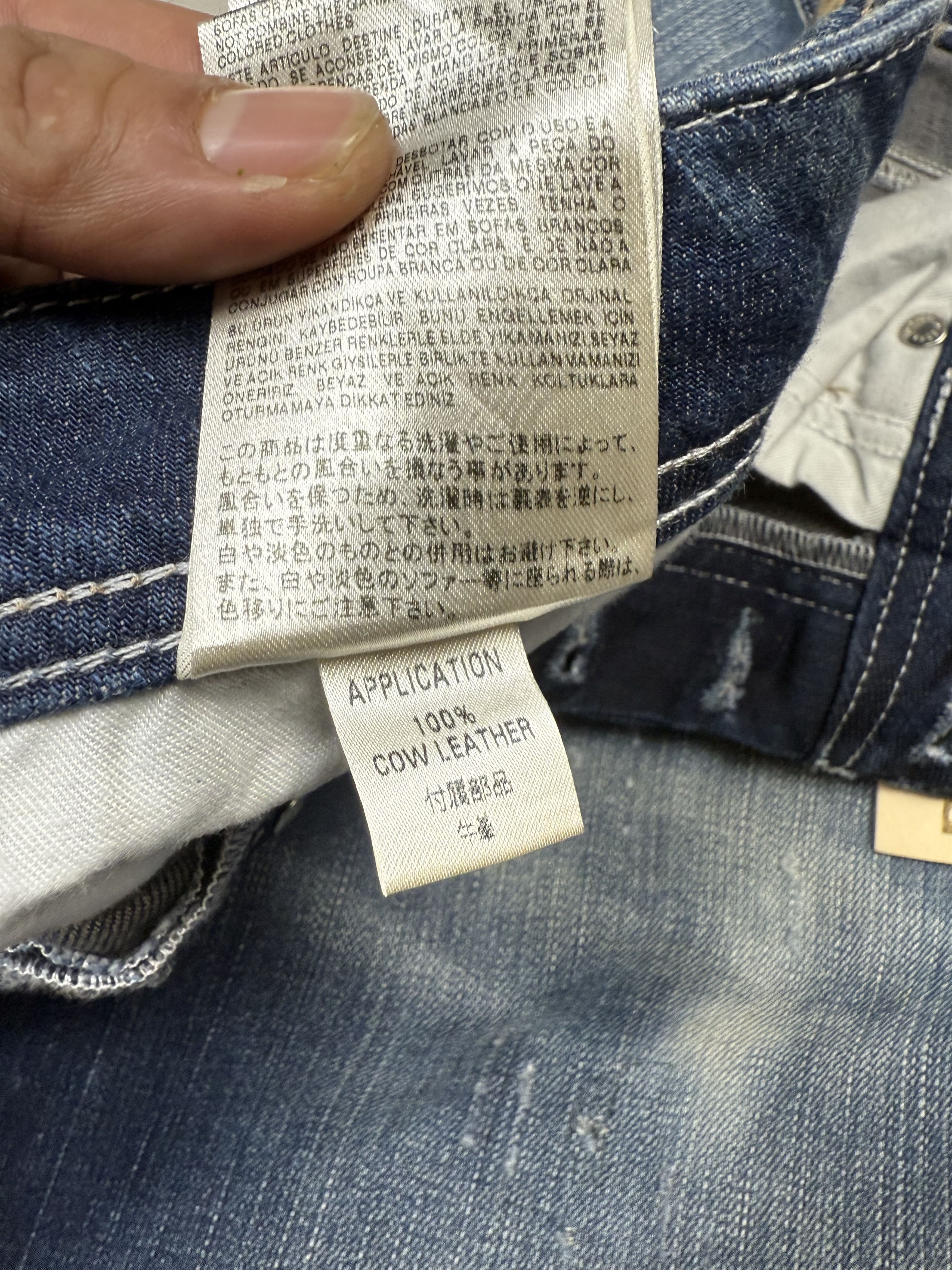 Diesel Diesel Zatiny Bootcut Distressed Jeans Denim Size US 29 - 15 Thumbnail