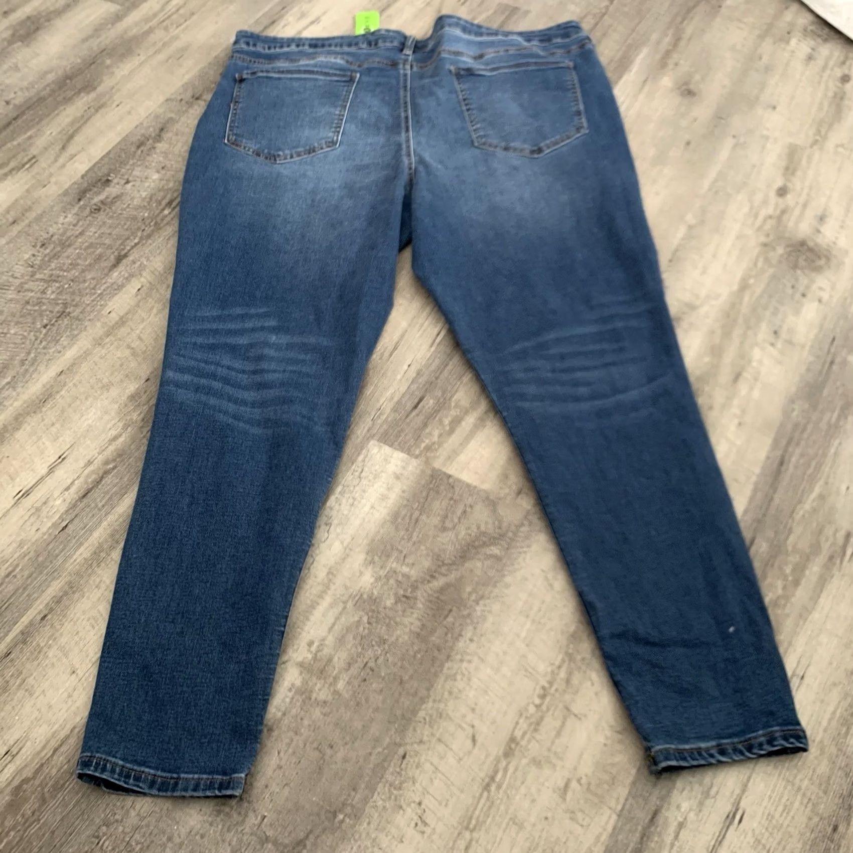 Vintage SO Jeans Womens Plus 22/40W High Rise Jegging Medium Blue Wash Stretch NEW Size 27" / US 4 / IT 40 - 3 Thumbnail
