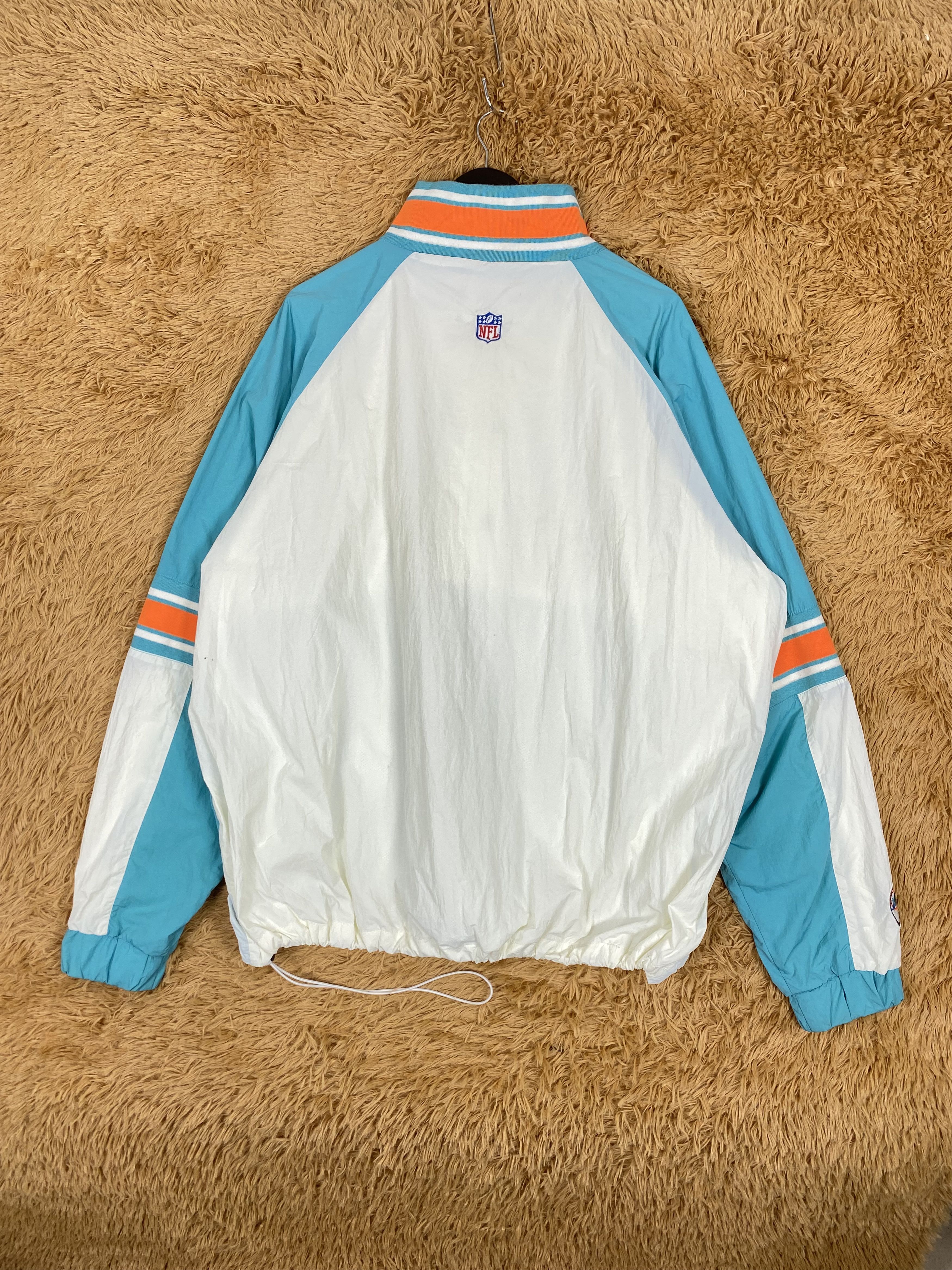 NFL × Vintage Vintage NFL Team Miami Dolphins Half Zipper Jacket Size US L / EU 52-54 / 3 - 6 Thumbnail