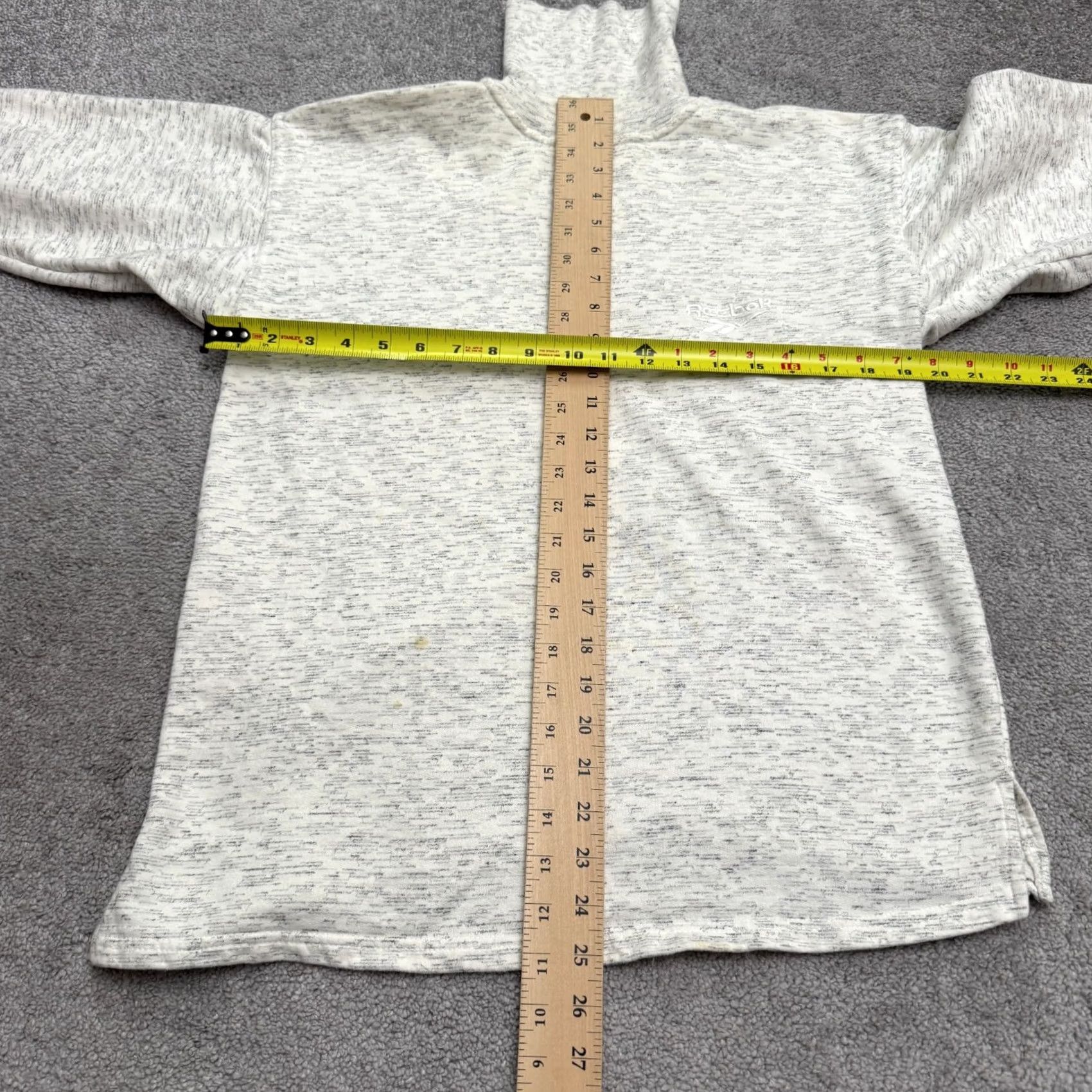 Reebok Vintage Reebok Turtleneck Pullover Sweatshirt Womens M Gray 100% Cotton Long Sleeve Fleece Logo 90s Retro Classic Stretch Size M / US 6-8 / IT 42-44 - 7 Thumbnail
