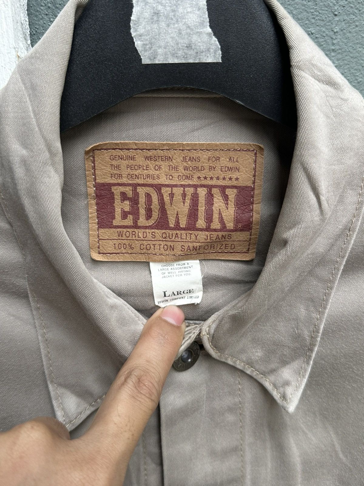 Edwin Vintage Edwin denim trucker jacket Size L / US 10 / IT 46 - 6 Thumbnail