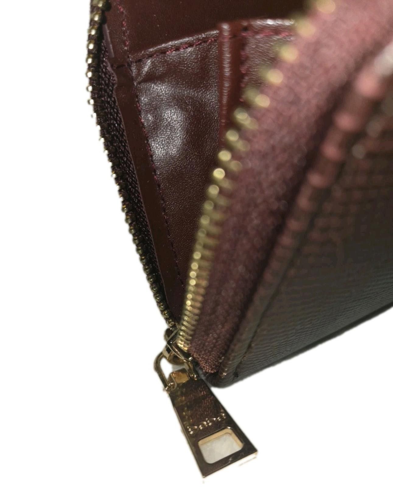 Bebe Bebe Fabiola Stamped Lizard Continental Wallet Wine MSRP $49 Size ONE SIZE - 5 Thumbnail