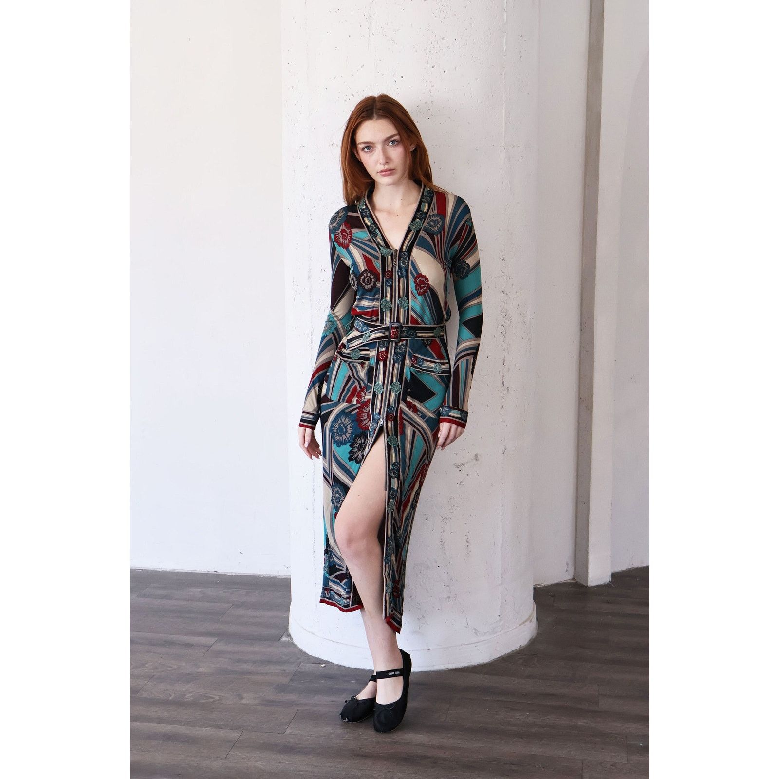 Jean Paul Gaultier Vintage Jean Paul Gaultier 1990s Floral Print Maxi Size XS / US 0-2 / IT 36-38 - 3 Thumbnail