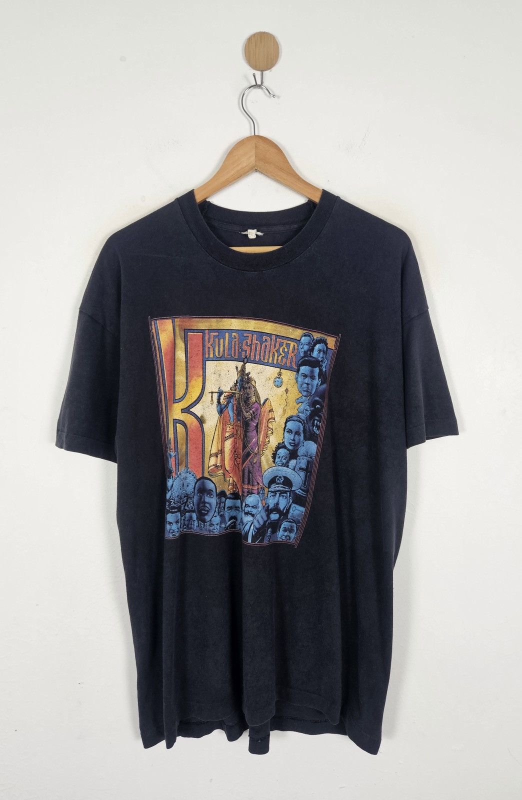 Band Tees Vintage Kula Shaker K album cover promo psychedelic shirt Size US XL / EU 56 / 4 - 1 Thumbnail