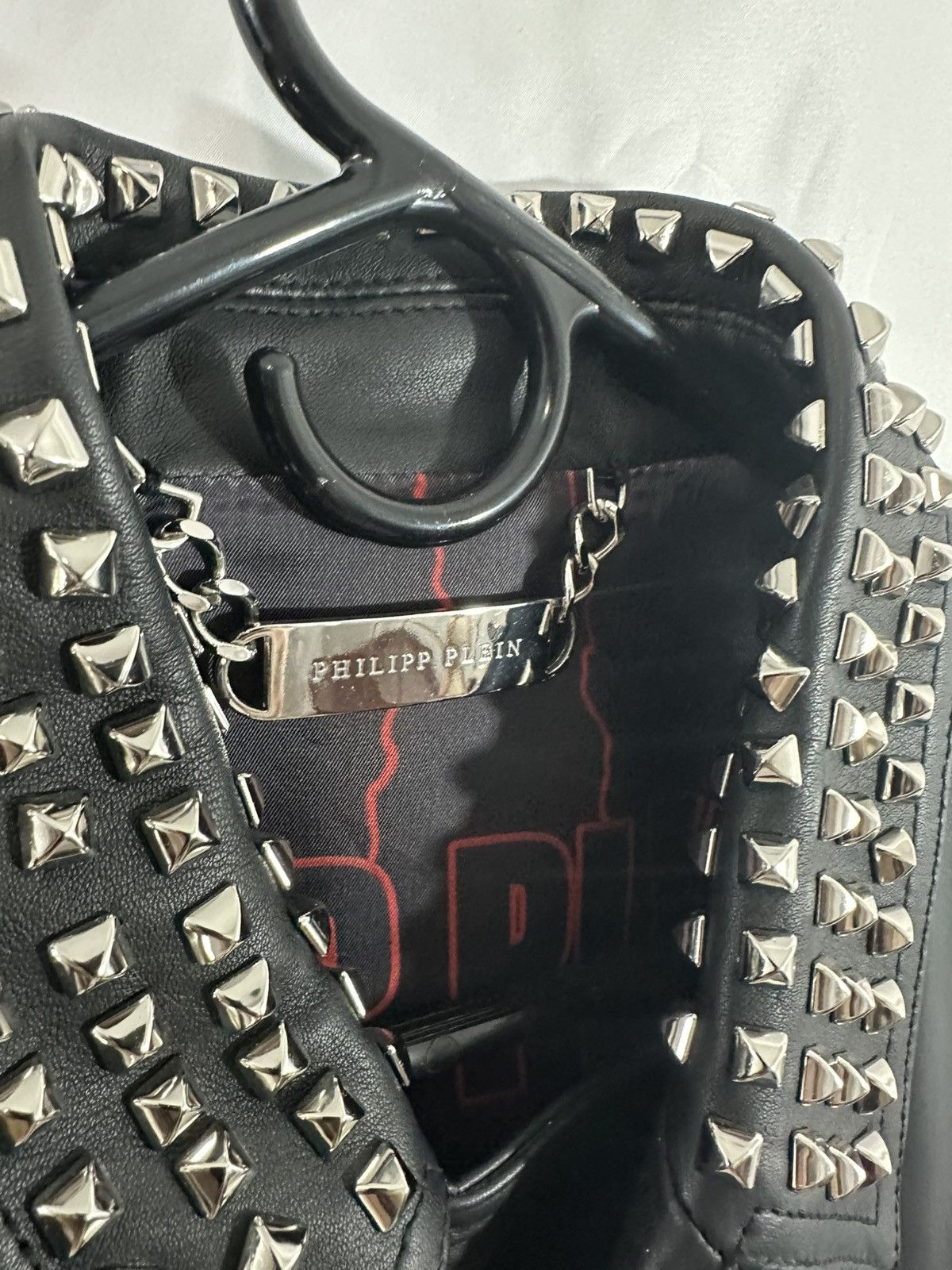 Philipp Plein PHILIPP PLEIN LEATHER SKULL JACKET Size US L / EU 52-54 / 3 - 3 Thumbnail