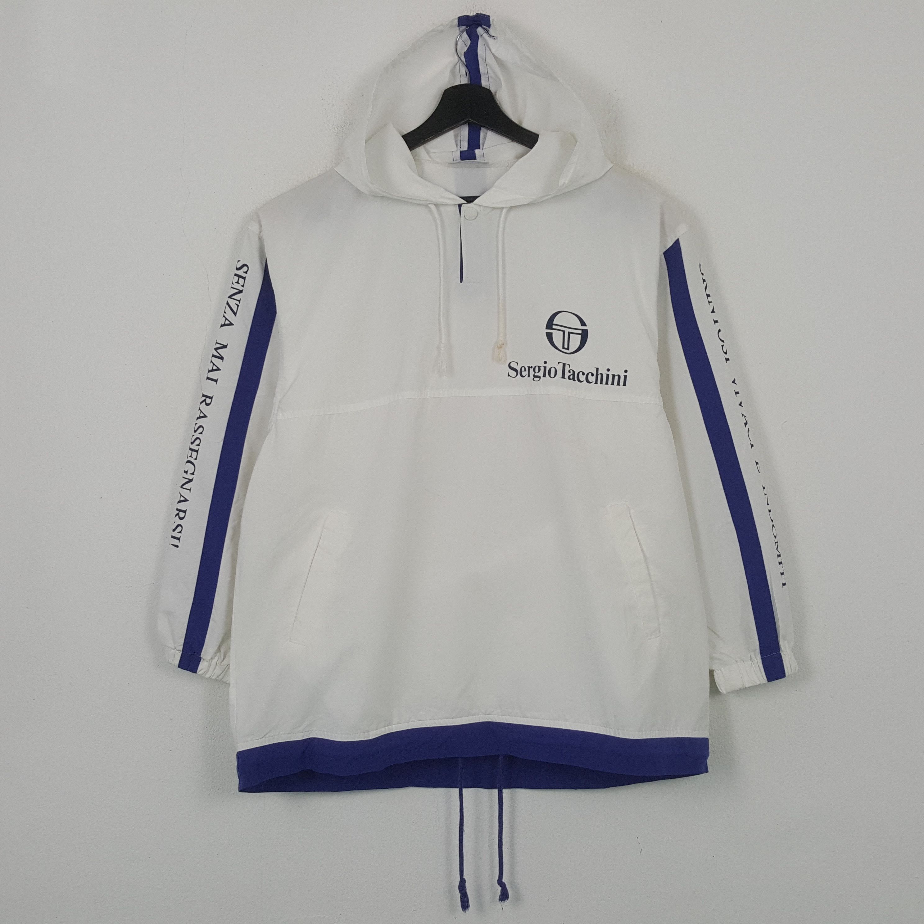 Sergio Tacchini Sergio Tacchini Big Logo Sportswear Style Hoodie RR23 Size US L / EU 52-54 / 3 - 3 Thumbnail