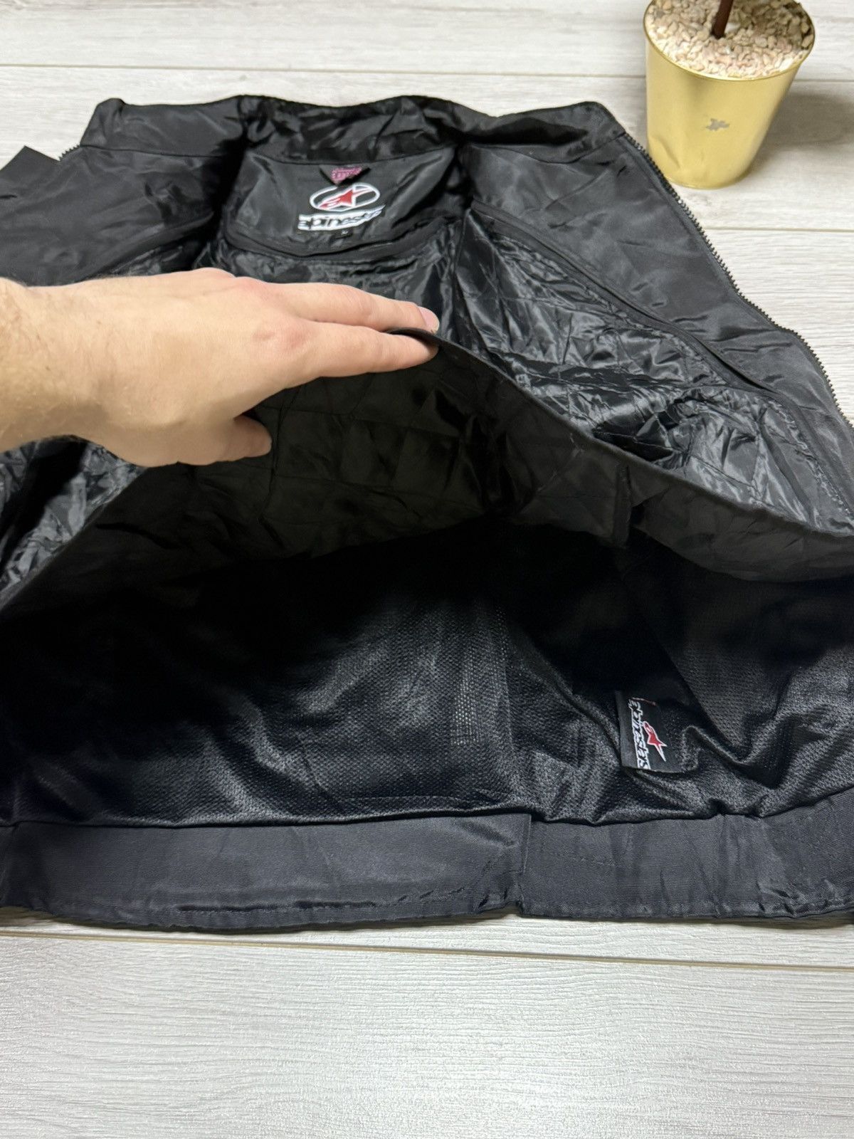 Alpinestars Alpinestars vintage racing moto protection jacket big logo Size US M / EU 48-50 / 2 - 6 Thumbnail