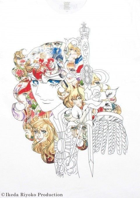 Anime Design Tshirts Store Graniph "The Rose of Versailles" Tee Size US L / EU 52-54 / 3 - 17 Thumbnail