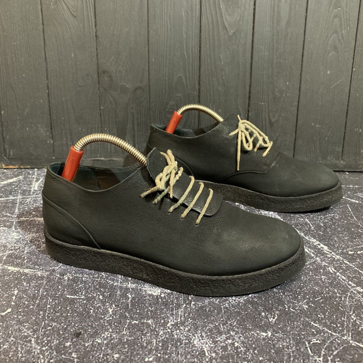 DEL CARLO DEL CARLO - Women’s Nubuck Leather Shoes 39 Rick Owens Style Size US 9 / IT 39 - 2 Thumbnail