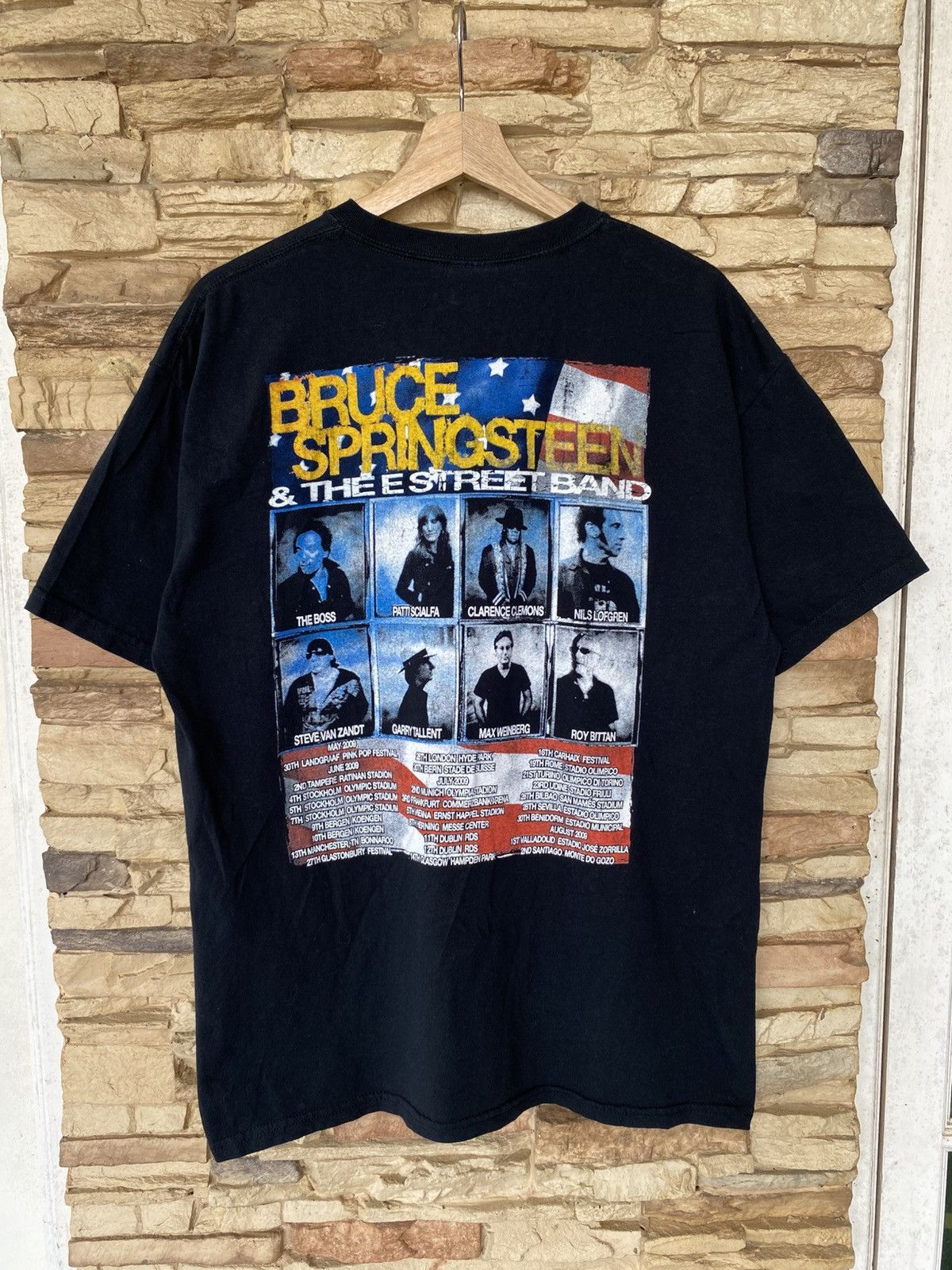 Band Tees Vintage Bruce Springsteen & The Estreet Band 2009 Tour Size US L / EU 52-54 / 3 - 2 Thumbnail