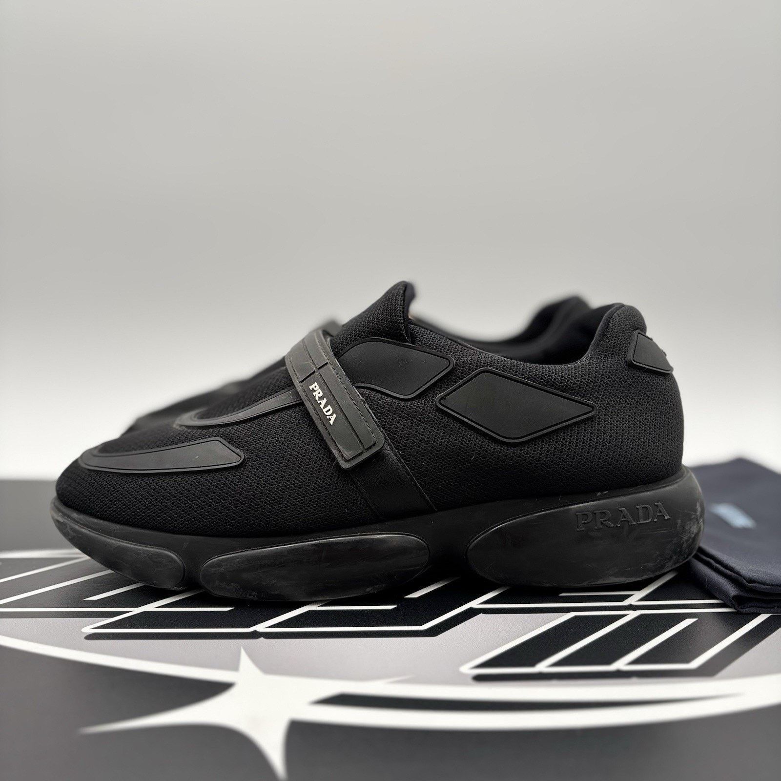 Prada Prada Cloudbust Sneaker ' Black ' | GOOD CONDITION! Size US 8 / EU 41 - 1 Thumbnail