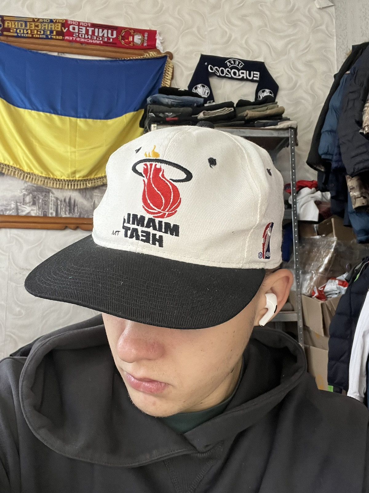 NBA Vintage Miami Heat Cap NBA Streetwear Rare Casual Fan Logo Size ONE SIZE - 16 Thumbnail