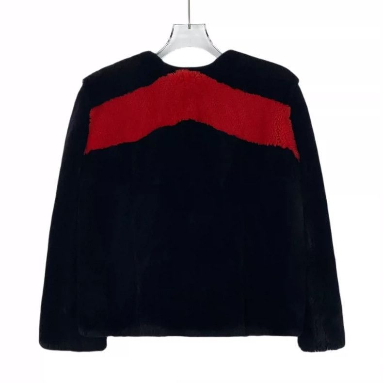 Givenchy Givenchy Givenchy Black Long Sleeve Faux Fur Coat -2507 Size US S / EU 44-46 / 1 - 2 Thumbnail
