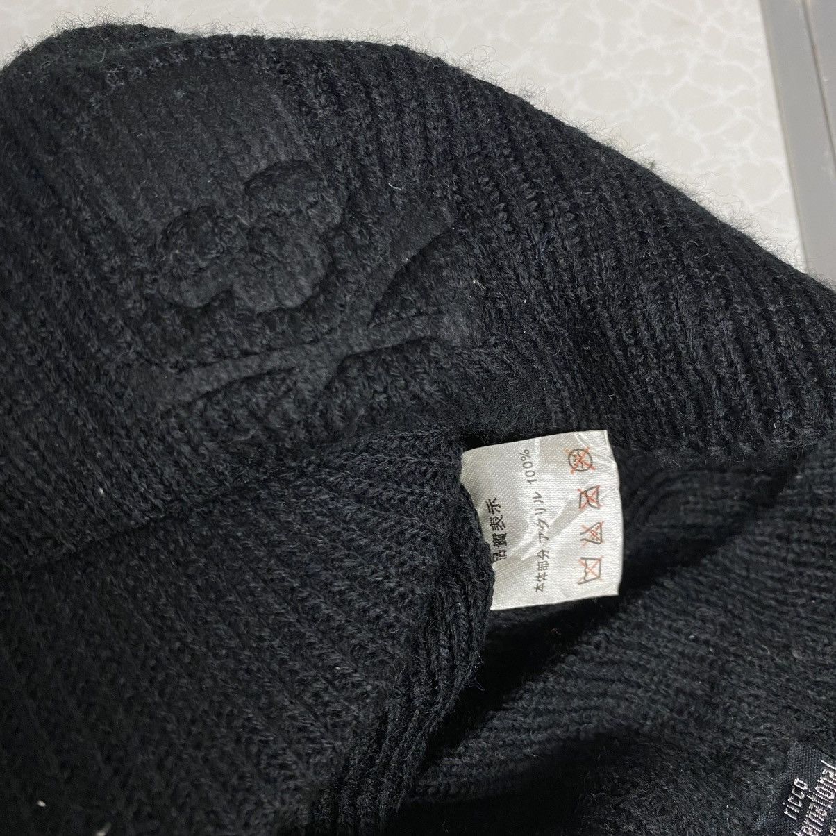Japanese Brand × Vintage 2000s y2k ricco int.ltd skullism embroidery knitted cap Size ONE SIZE - 5 Thumbnail