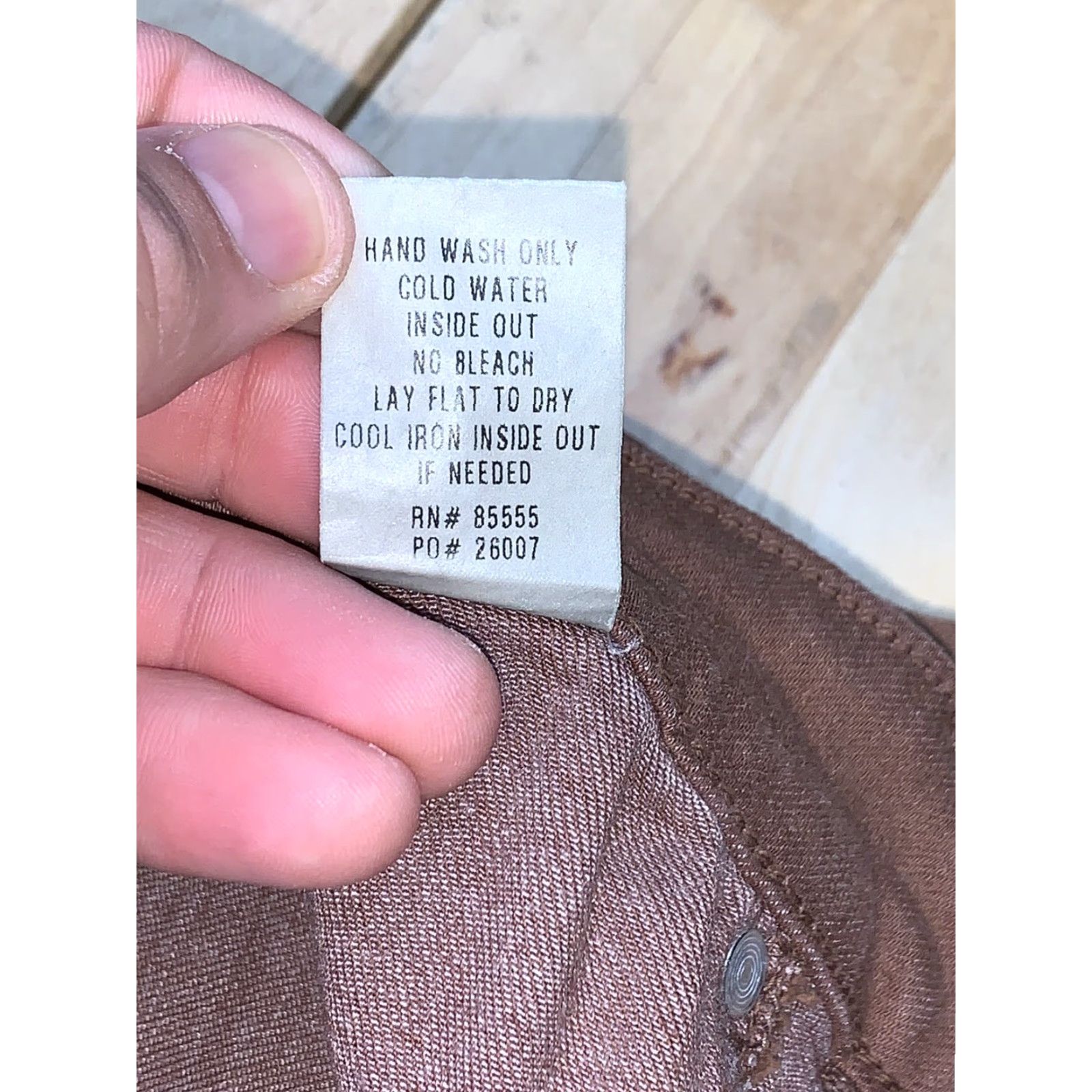 Pistola PISTOLA Womens Brown Pants Size 27 High Rise Skinny Chino #5130 Size 27" / US 4 / IT 40 - 7 Thumbnail