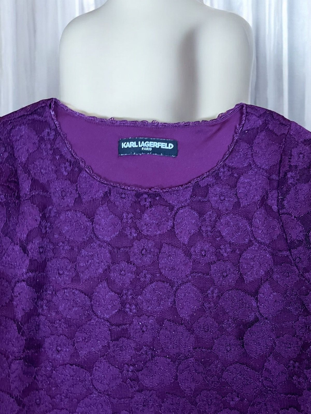 Karl Lagerfeld Karl Lagerfeld purple blouse size M Size M / US 6-8 / IT 42-44 - 5 Thumbnail