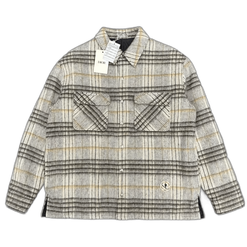 Dior x Peter Doig Wool Check Jacket-yf