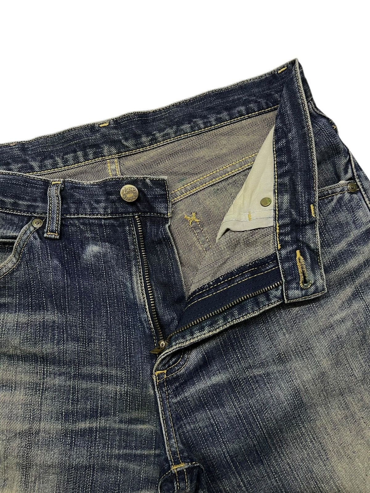 Lee Bootcut Vintage 90s Lee Riders Japan - Faded Mud Wash Jeans Size US 33 - 9 Thumbnail