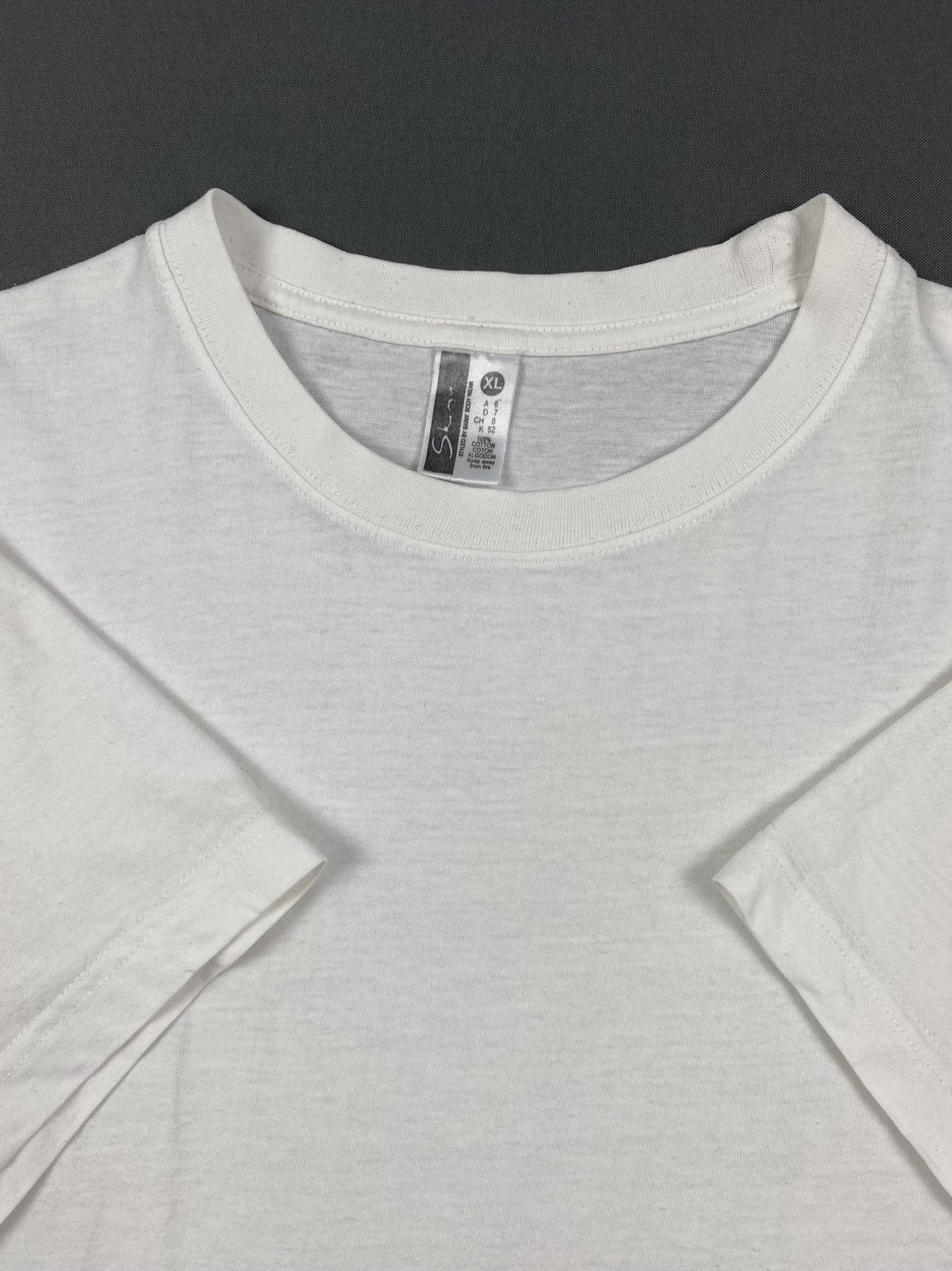 Vintage 1990’s Vintage Skinny Bodywear White Blank Boxy Tee Size US XL / EU 56 / 4 - 2 Thumbnail