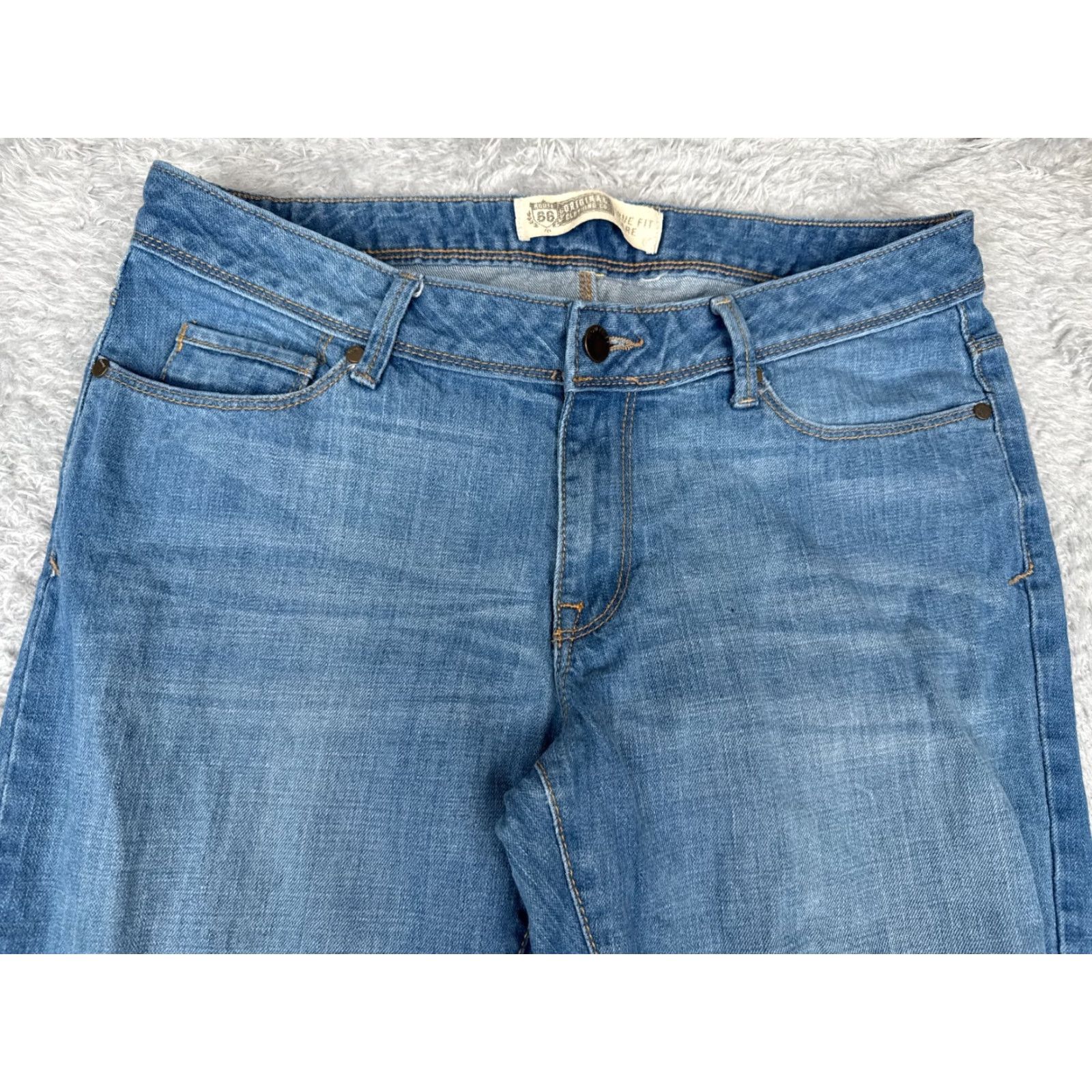 Route 66 Route 66 Jeans Juniors 9 Blue Denim True Fit Flare Mid Rise Cotton Blend 31x30 Size 30" / US 8 / IT 44 - 4 Thumbnail