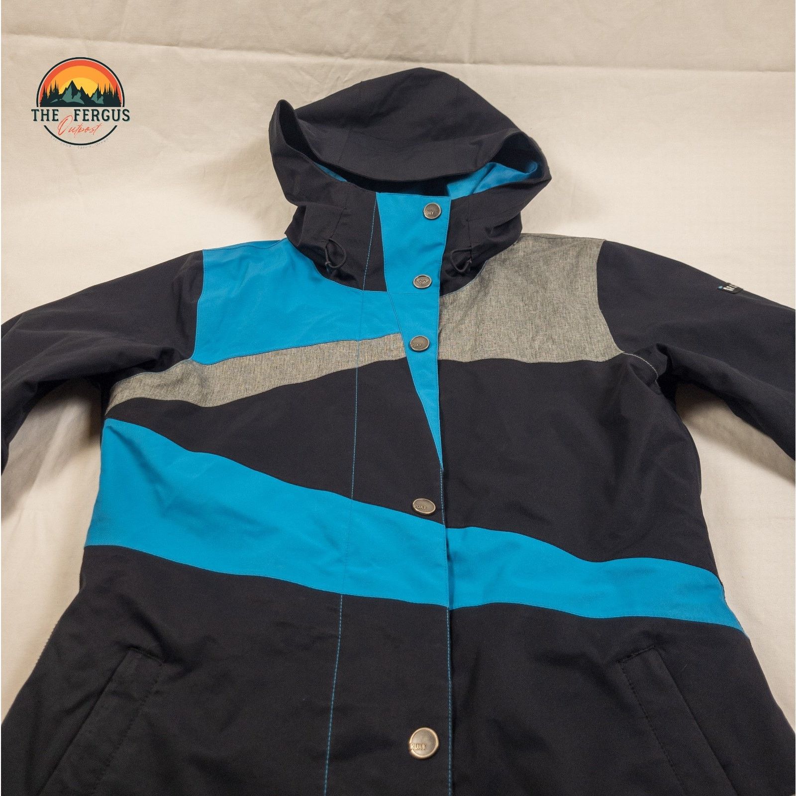Other Roxy Ski Jacket Long Slim Fit Snowboard Blue Black Sz Small Size S / US 4 / IT 40 - 14 Thumbnail