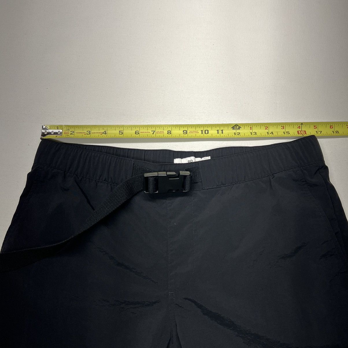 BP. × Nordstrom BP Pants Black Belted Nylon Lightweight Elastic Active Size 32" / US 10 / IT 46 - 17 Thumbnail