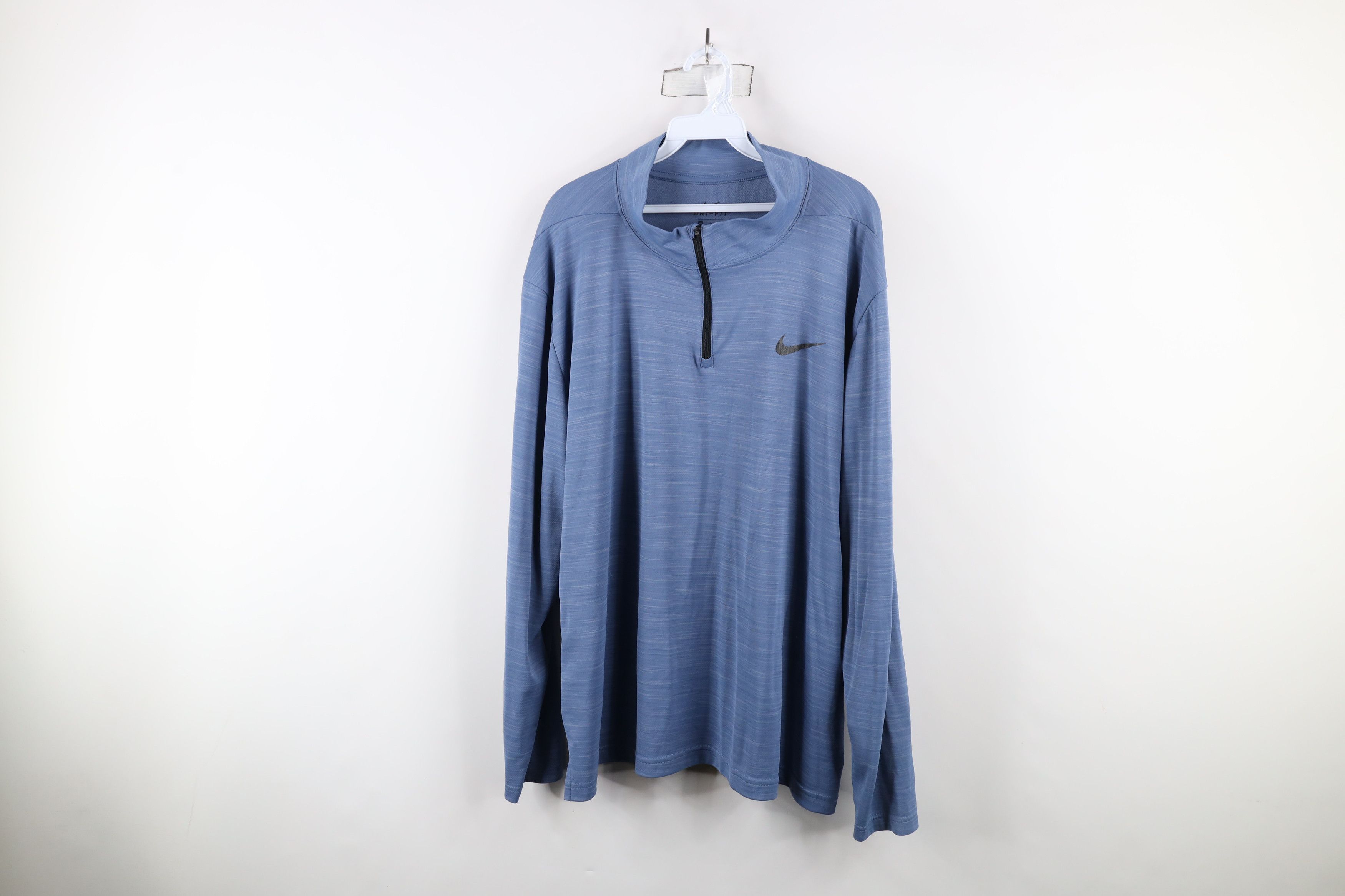 Nike × Vintage Nike Superset Quarter Half Zip Pullover Jacket Top Blue Size US XXL / EU 58 / 5 - 1 Thumbnail