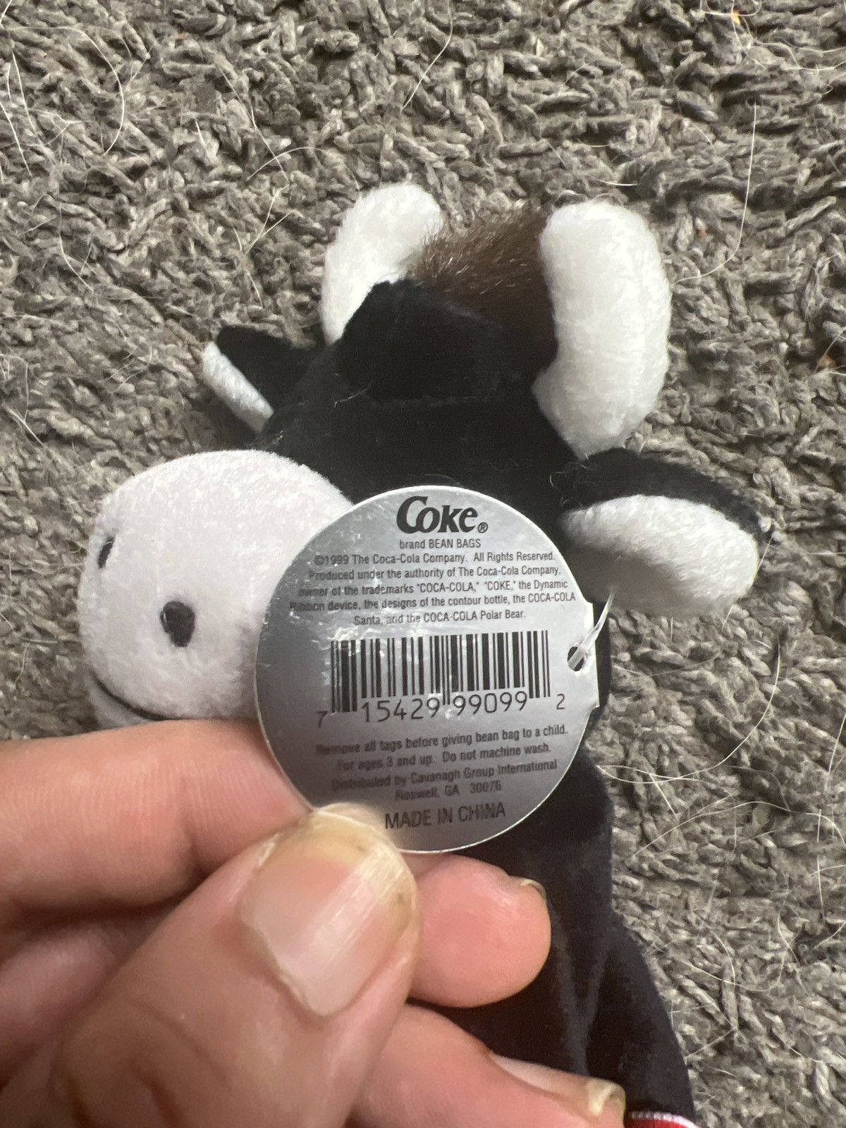 Coca Cola 1998 Coca-Cola Toro Bean Bag Plush Size ONE SIZE - 5 Thumbnail