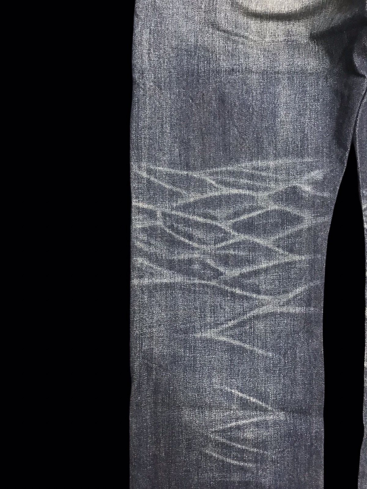 Japanese Brand 💥SICK💥BACK NUMBER JAPAN SICK DOPE FADES DENIM F100 Size US 32 / EU 48 - 13 Thumbnail