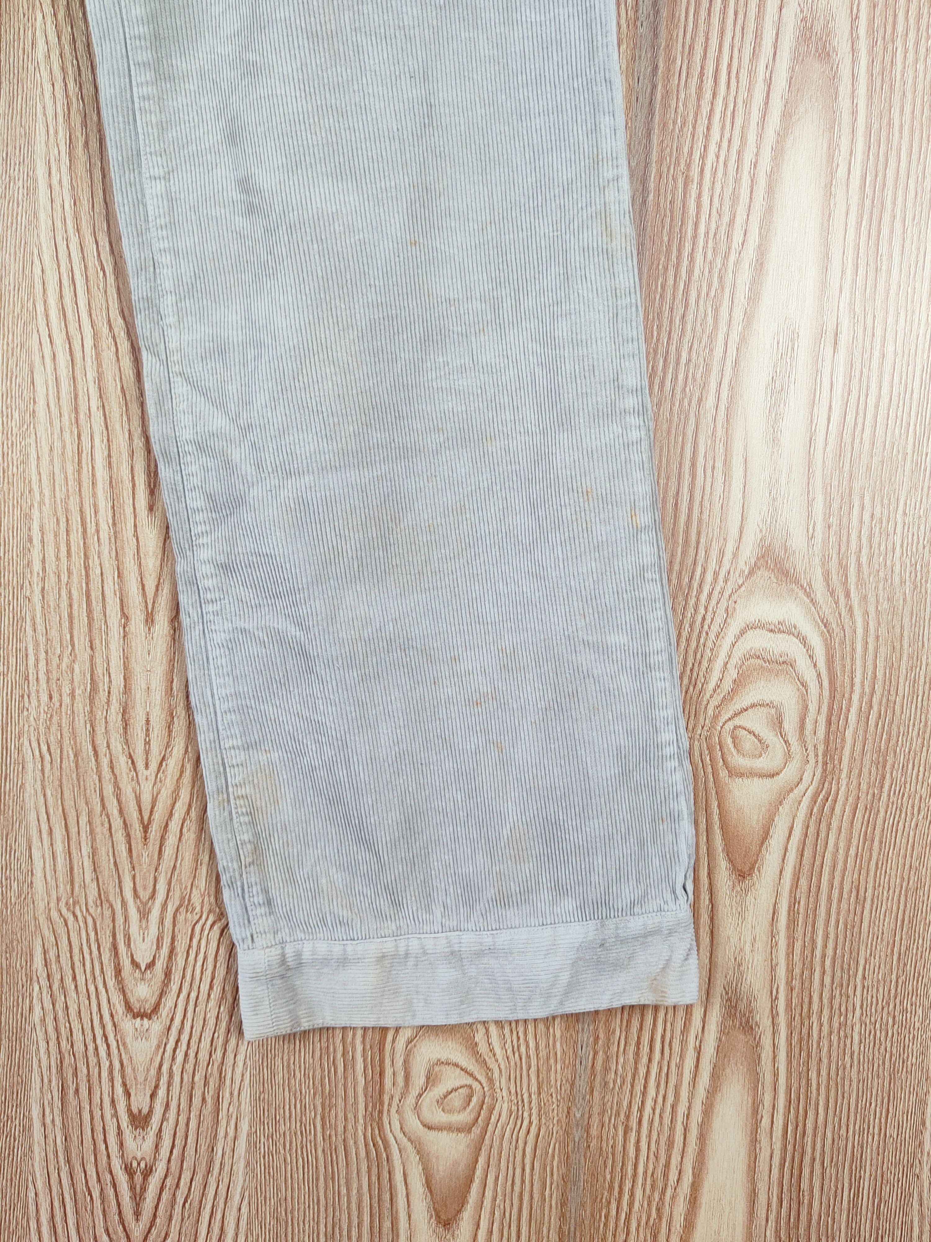 Slick Slick Gray Multipocket Corduroy Cargo Pants #W199 Size US 32 / EU 48 - 6 Thumbnail