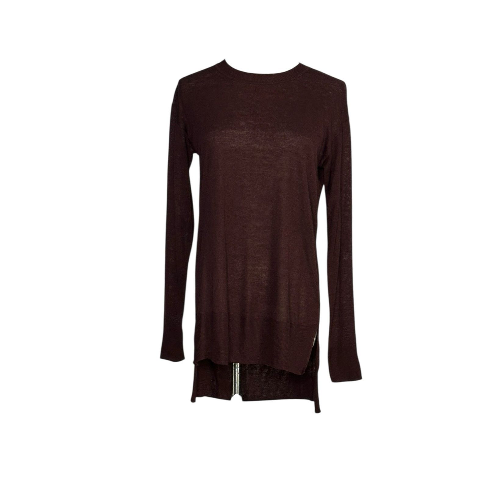 H&M H&M brown long sleeves hi low sweater size XS Size XS / US 0-2 / IT 36-38 - 9 Thumbnail