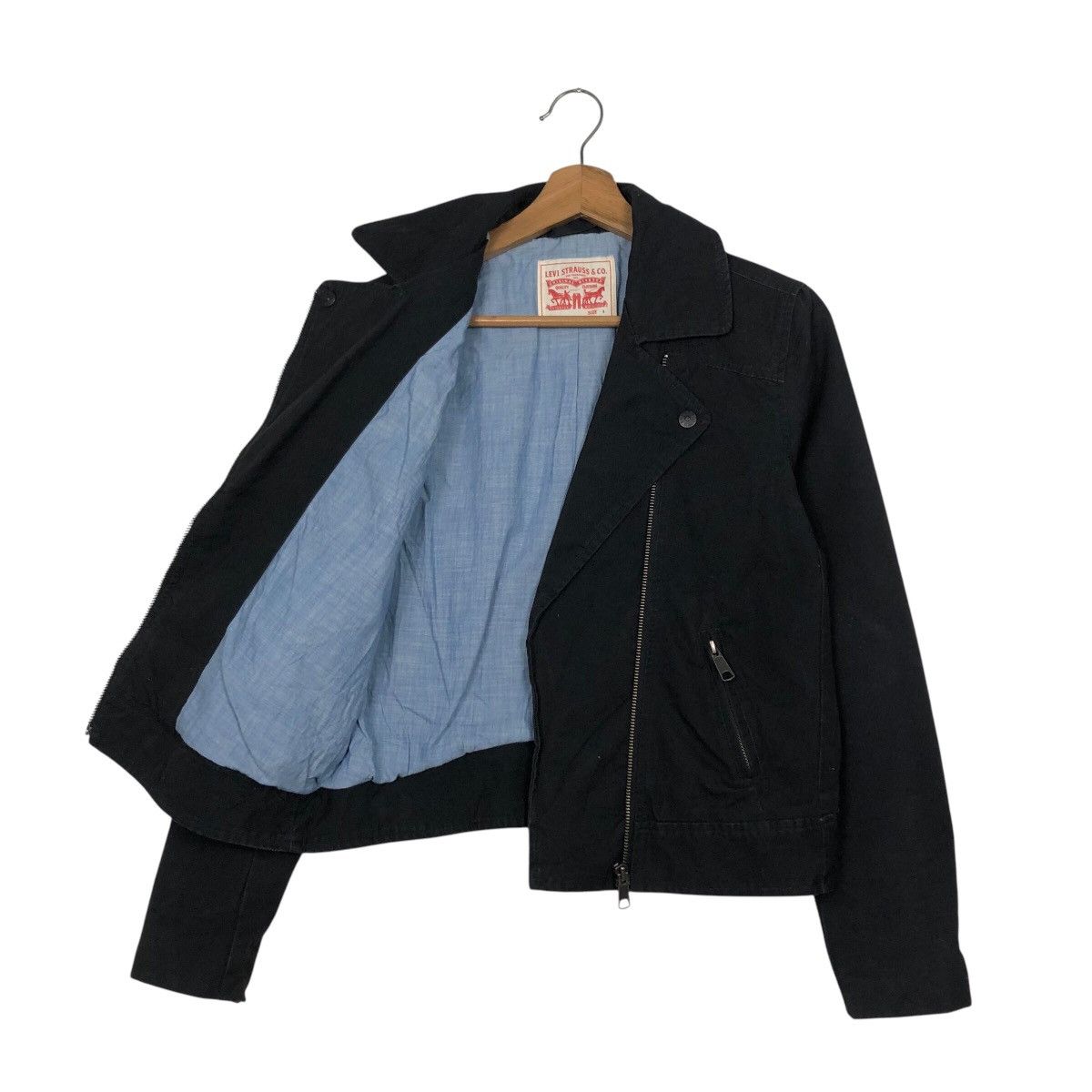 📌Vintage Chore Biker Jacket Levi's Double Collar