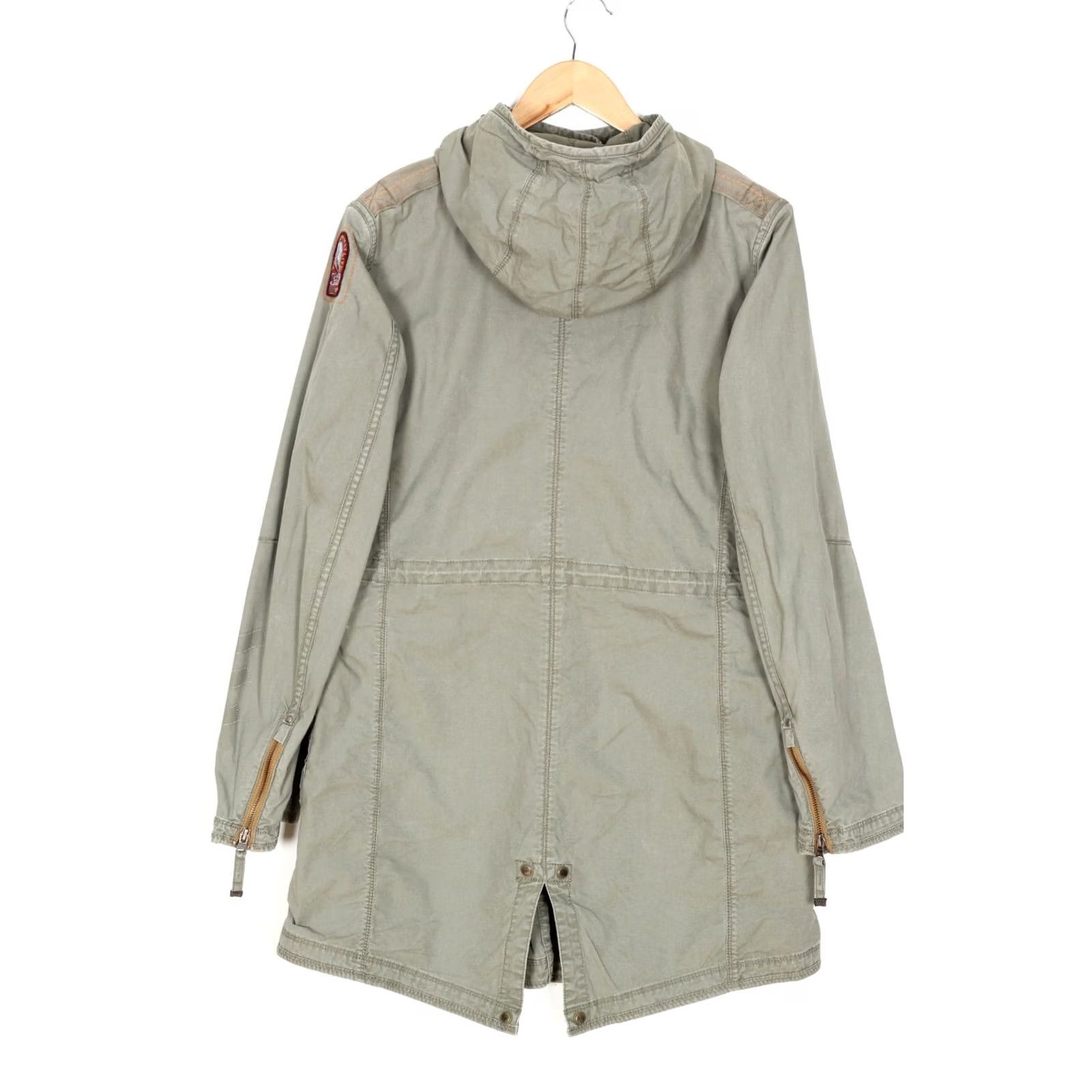 Parajumpers PARAJUMPERS Parka Jacket Women L Hooded Fish Tale MJ5081 Khaki Regular Size L Size L / US 10 / IT 46 - 3 Thumbnail