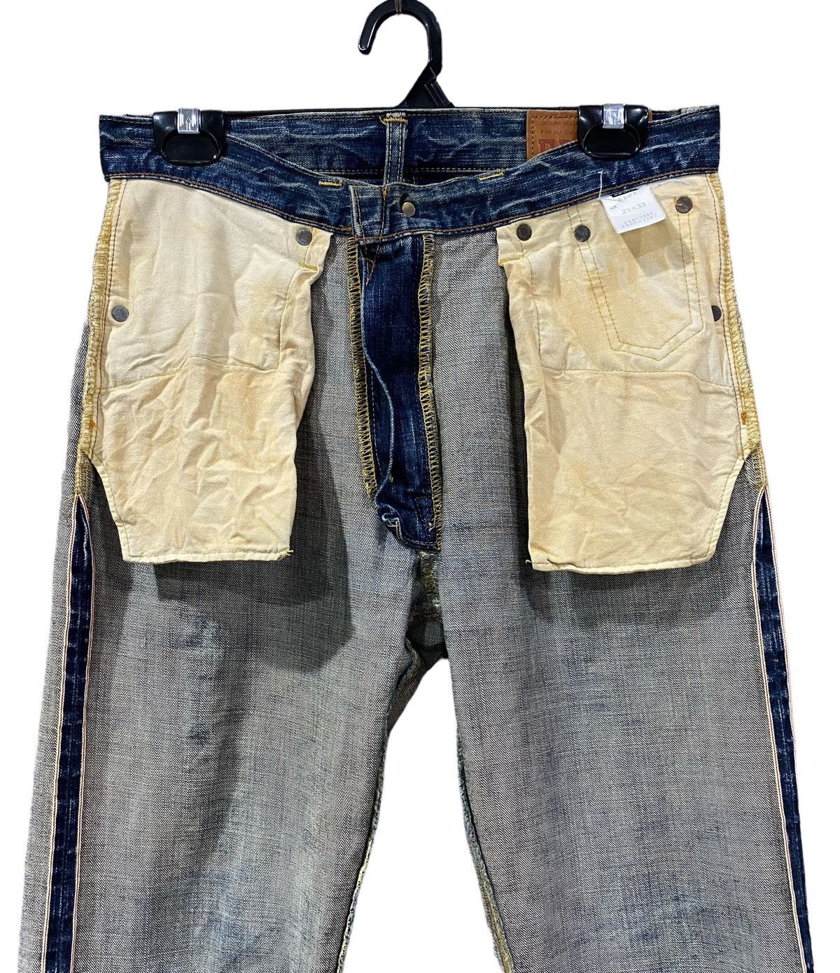 Edwin Vintage EDWIN Distressed Redline 505zx W30” Size US 29 - 9 Thumbnail