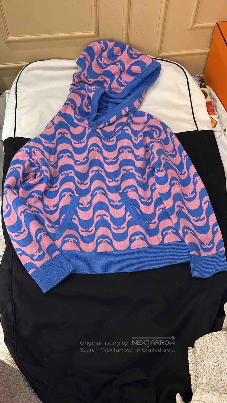 Chanel Chanel 21p blue and pink corrugated knitted hooded sweater Size XS / US 0-2 / IT 36-38 - 6 Thumbnail