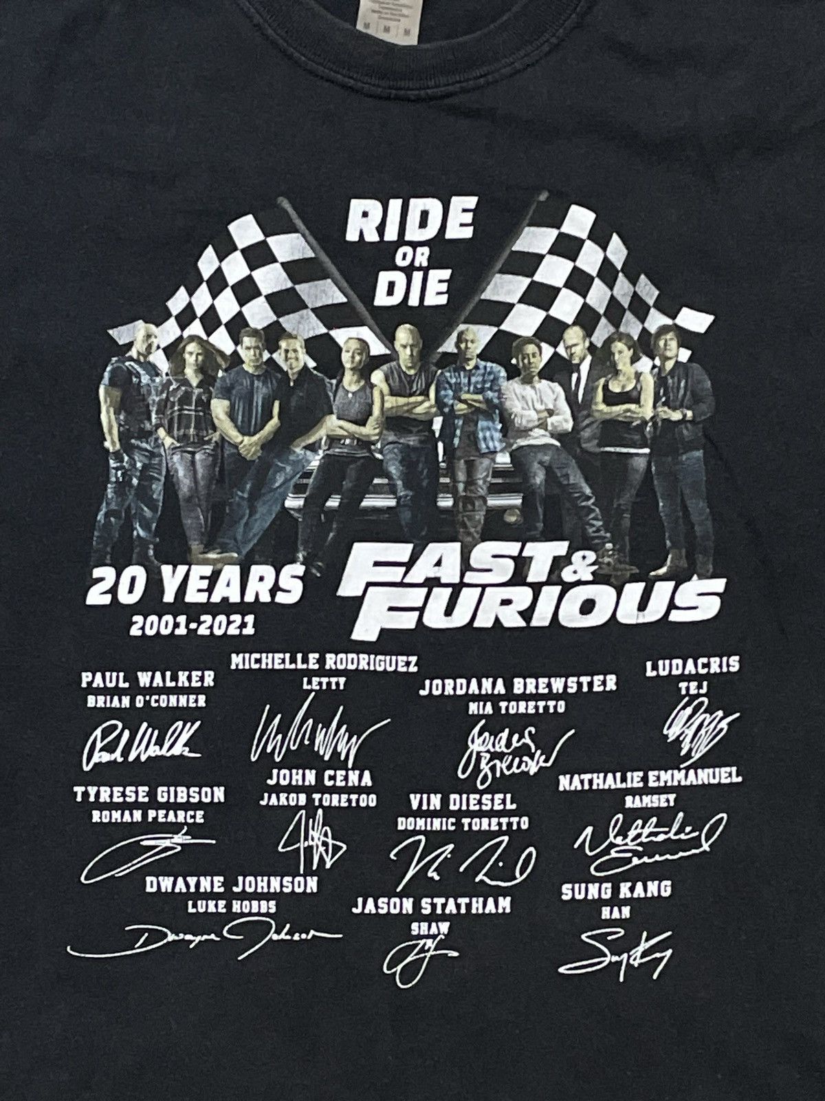 Vintage Vintage Fast Furious Movie Promo tee Y2K Ride or Die Tokyo Size US L / EU 52-54 / 3 - 2 Thumbnail