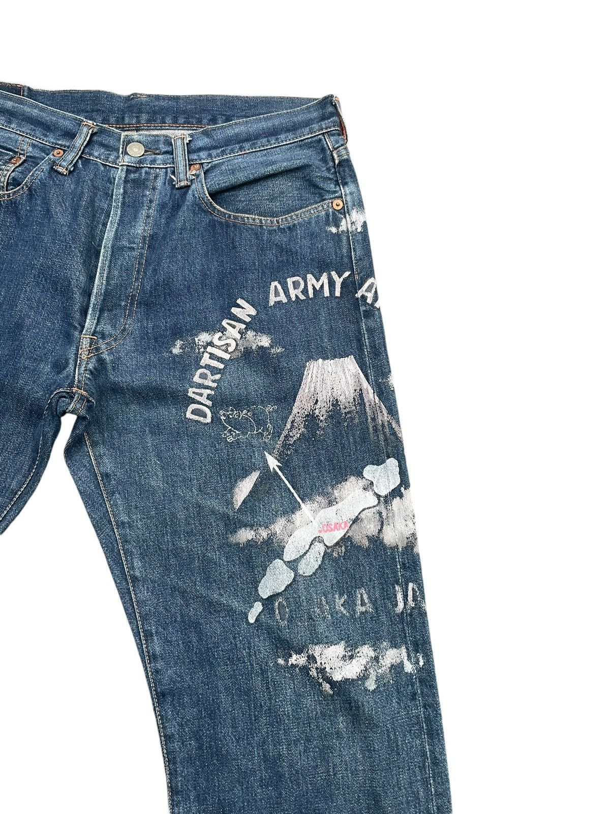 Japanese Brand × Studio D'Artisan × Vintage Vintage Selvedge Studio D Artistan 303 Size US 33 - 4 Thumbnail